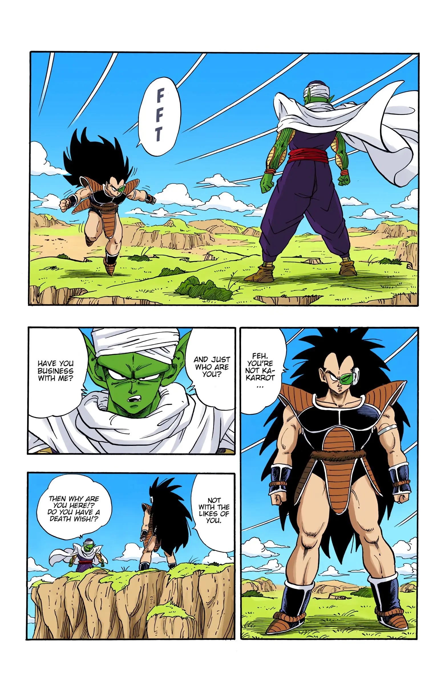 DBZ Saiyan Saga Colored Manga, chapter 195, page 11