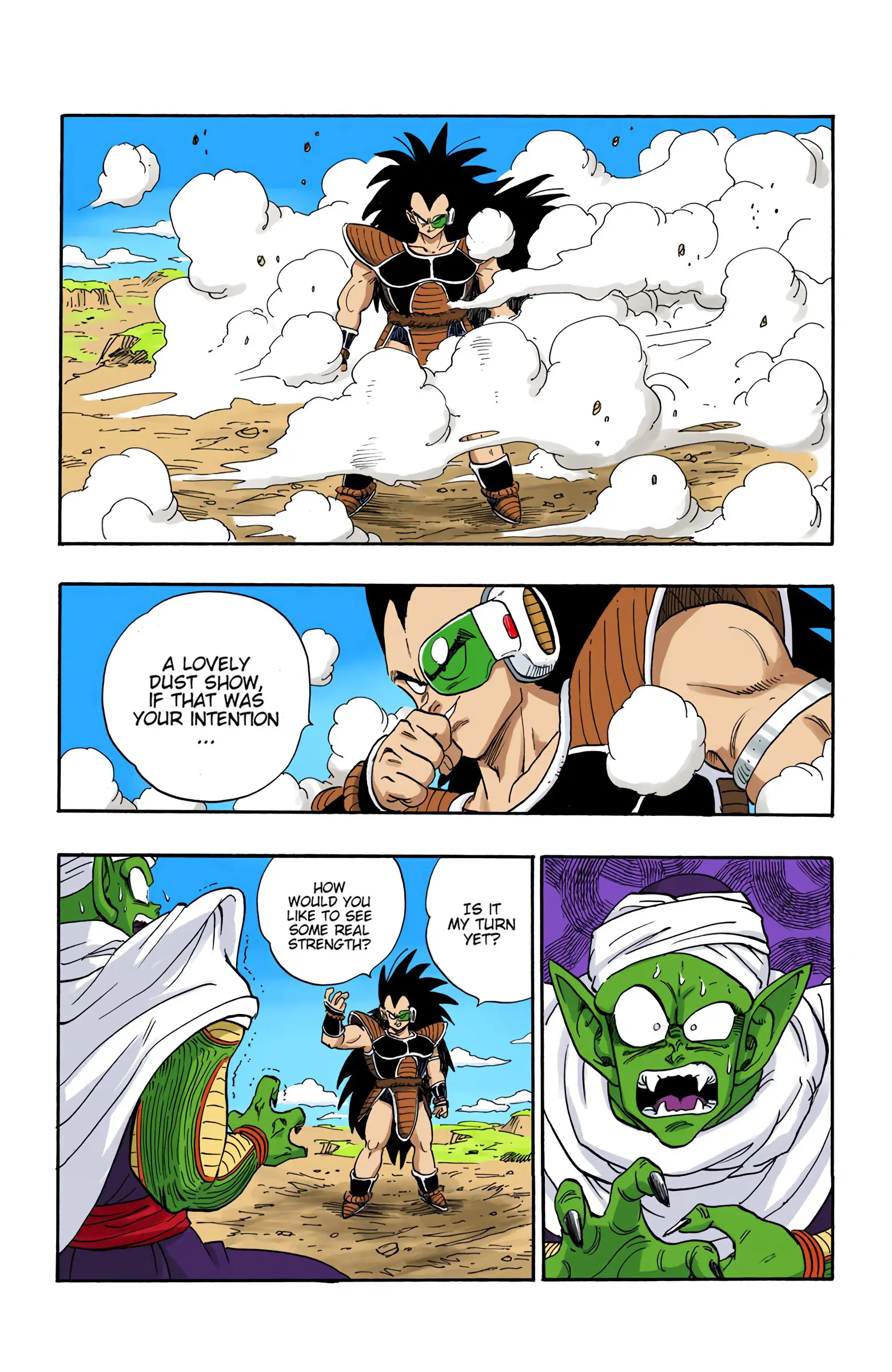 DBZ Saiyan Saga Colored Manga, chapter 195, page 14