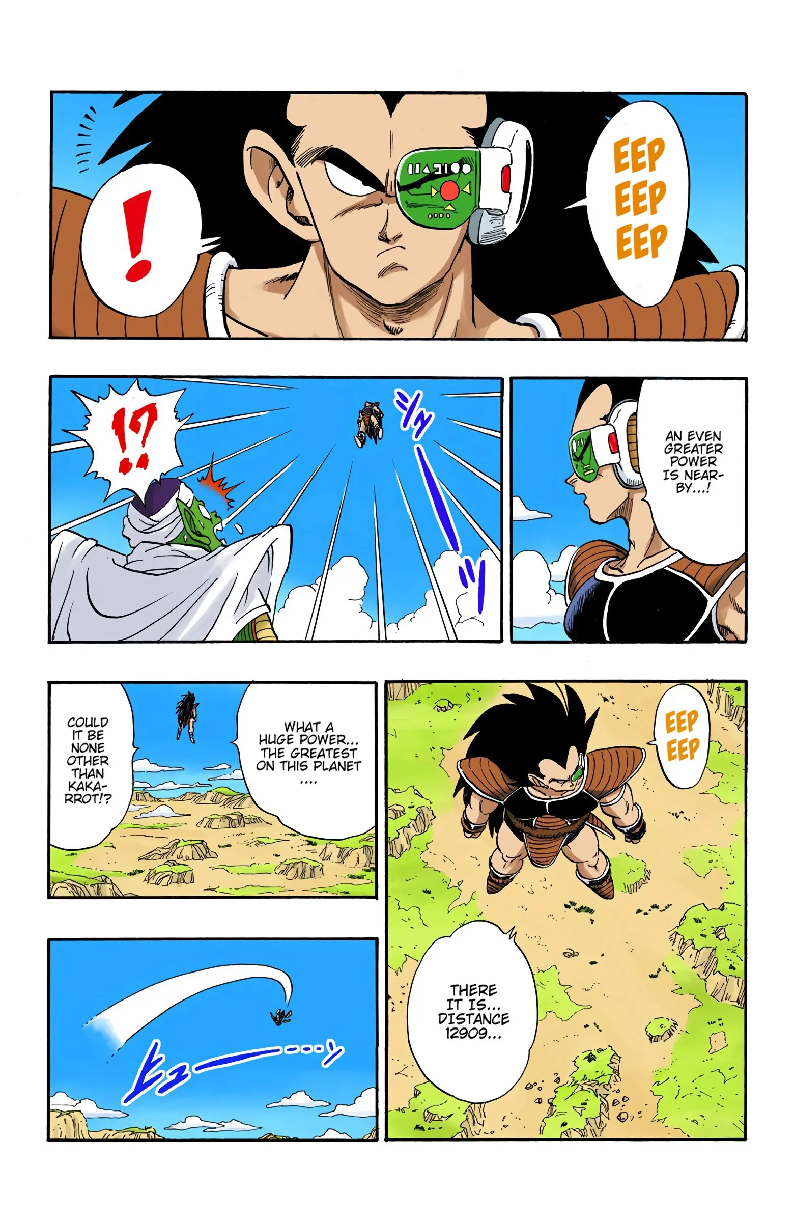 DBZ Saiyan Saga Colored Manga, chapter 195, page 15