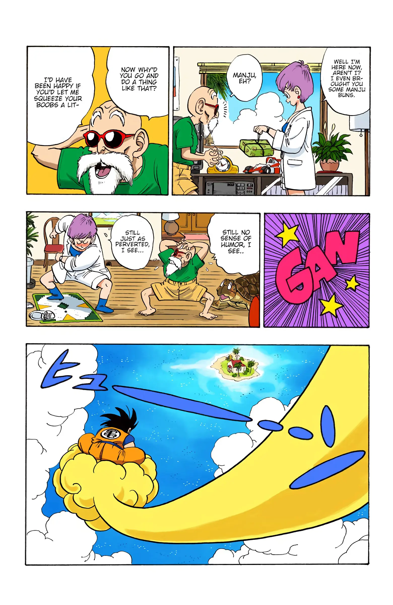 DBZ Saiyan Saga Colored Manga, chapter 196, page 3