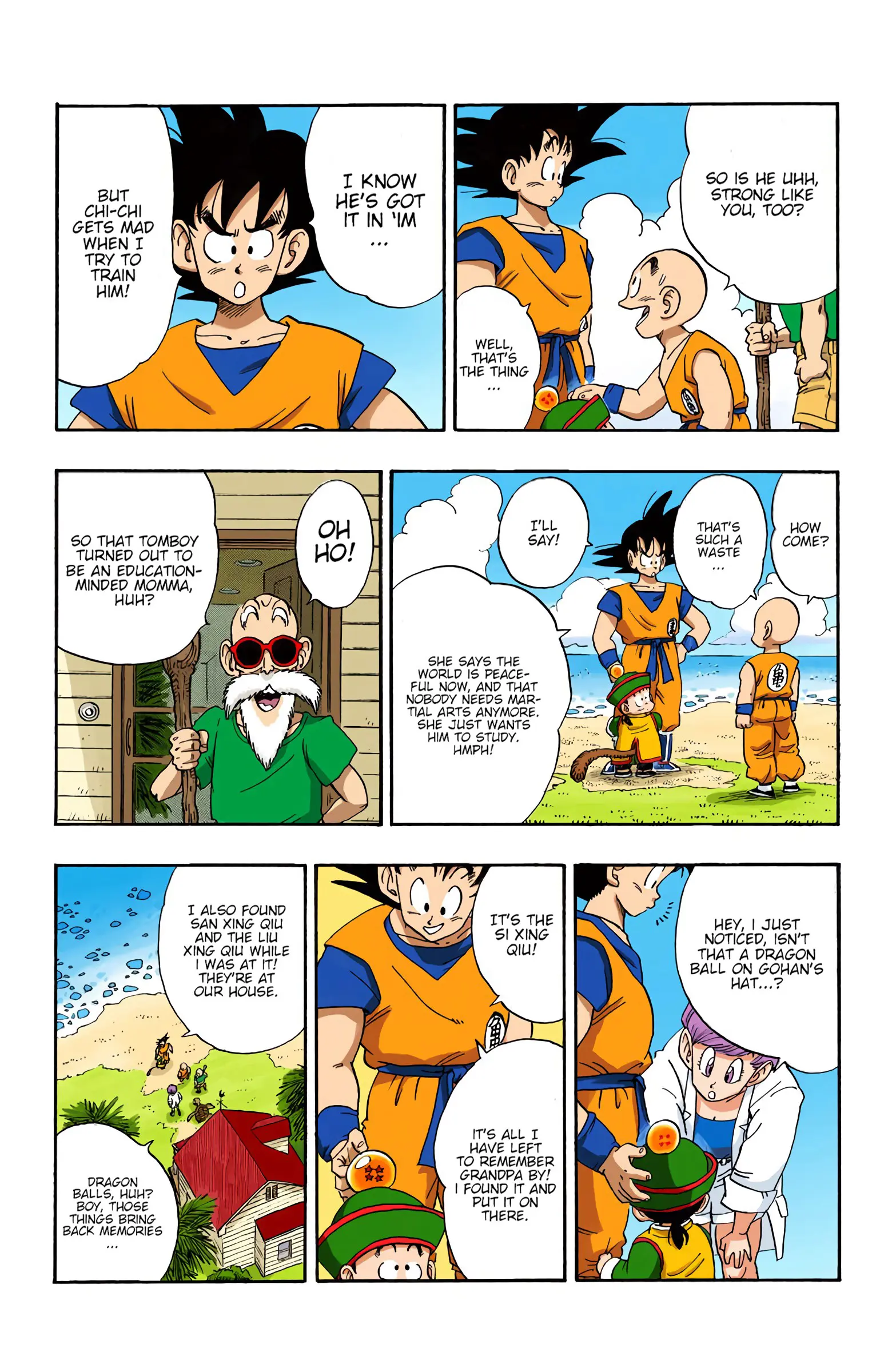 DBZ Saiyan Saga Colored Manga, chapter 196, page 9