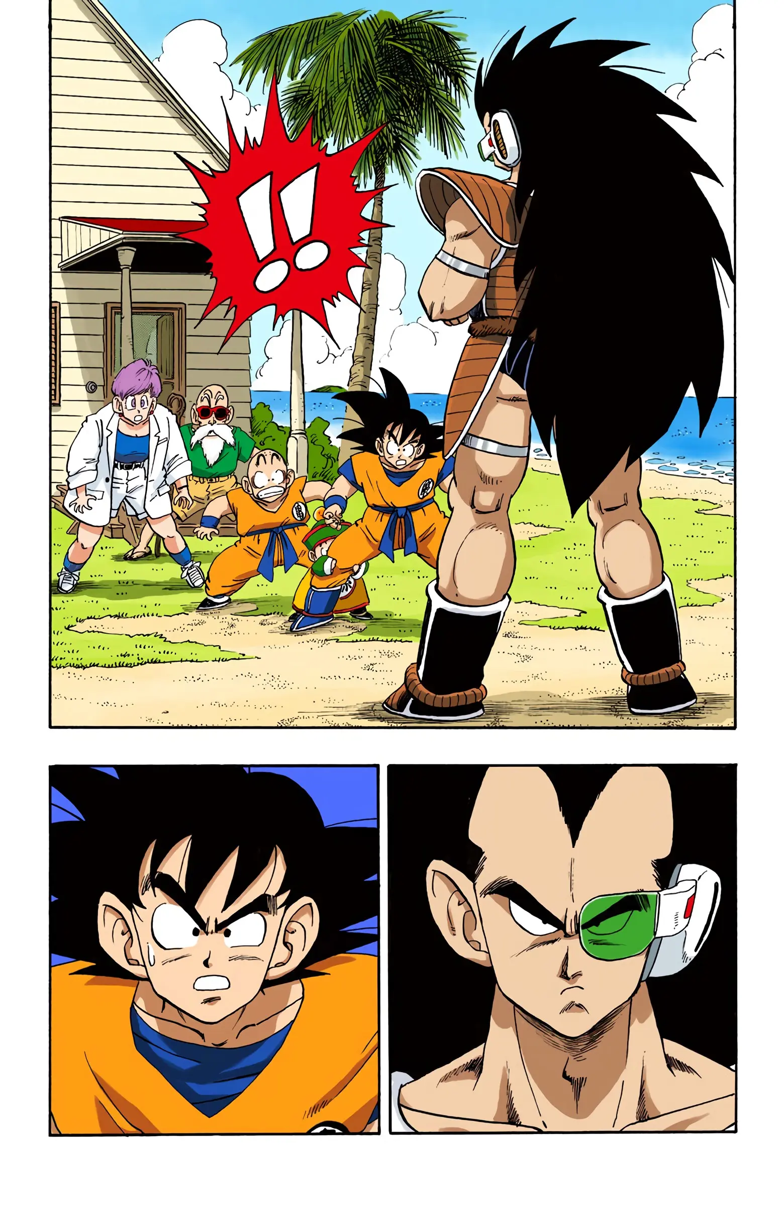 DBZ Saiyan Saga Colored Manga, chapter 196, page 12