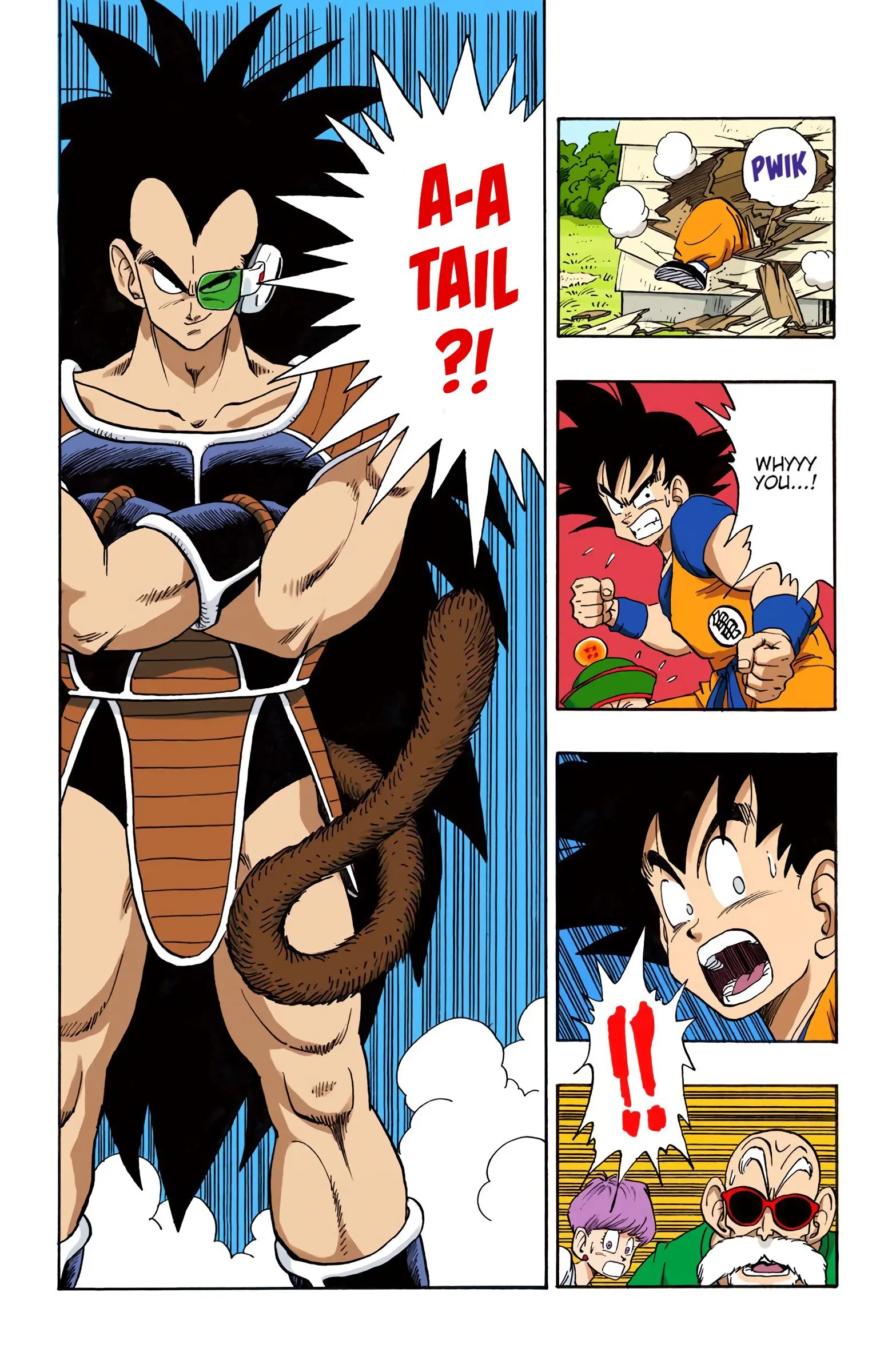 DBZ Saiyan Saga Colored Manga, chapter 196, page 15