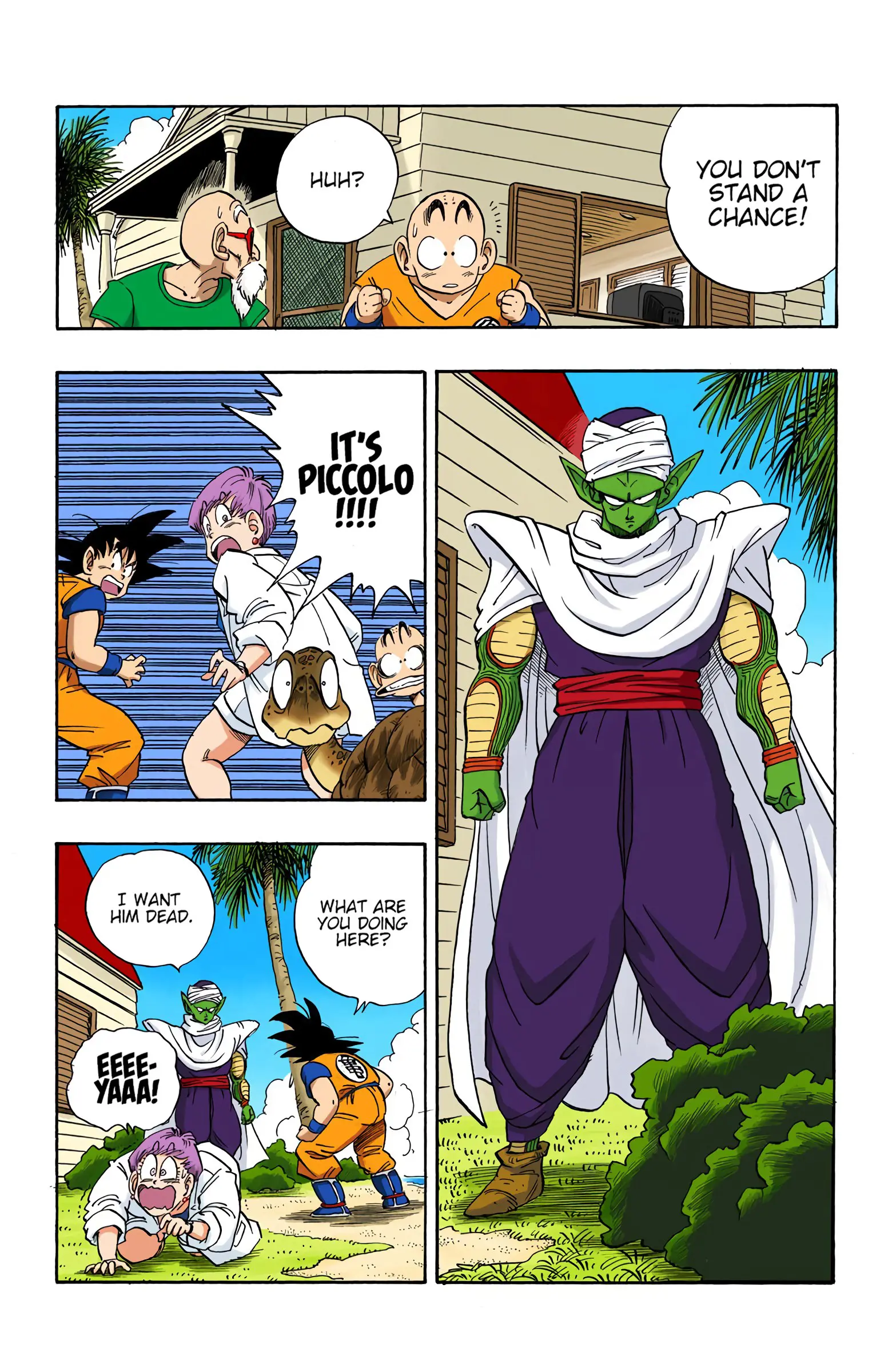 DBZ Saiyan Saga Colored Manga, chapter 198, page 10