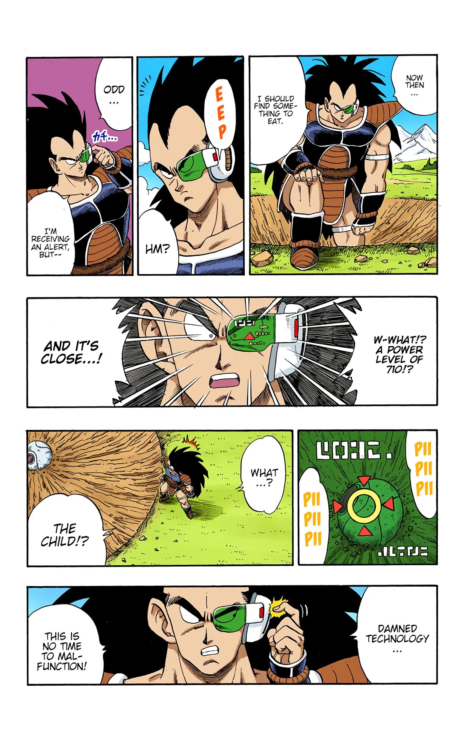 DBZ Saiyan Saga Colored Manga, chapter 199, page 4