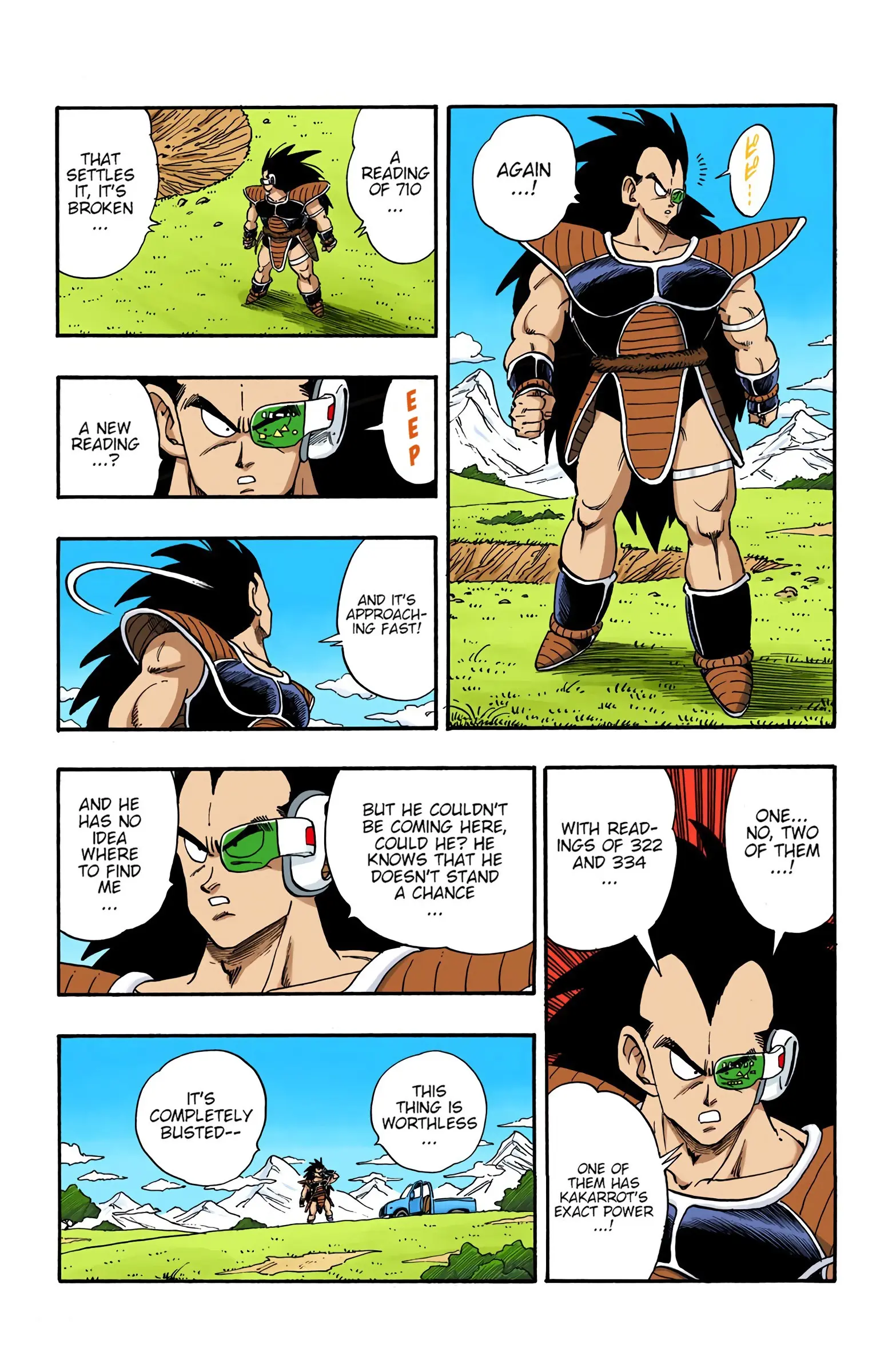 DBZ Saiyan Saga Colored Manga, chapter 199, page 6