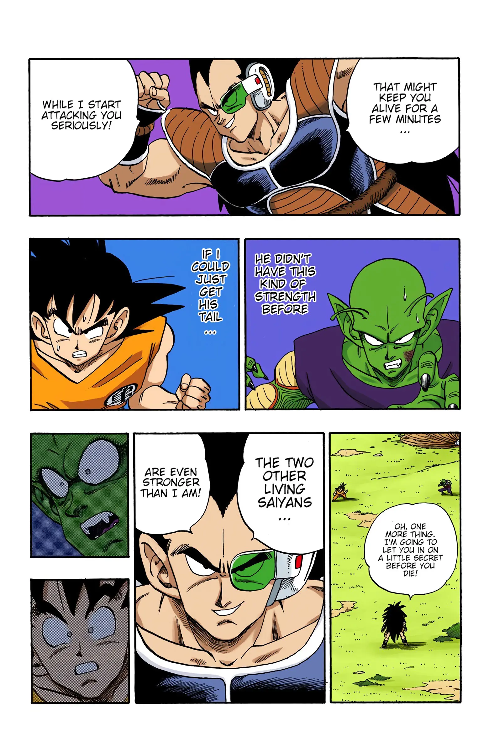 DBZ Saiyan Saga Colored Manga, chapter 199, page 15