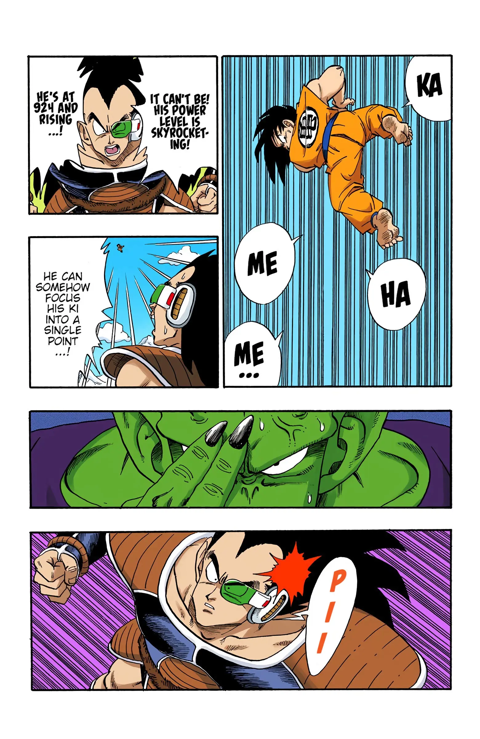DBZ Saiyan Saga Colored Manga, chapter 201, page 7