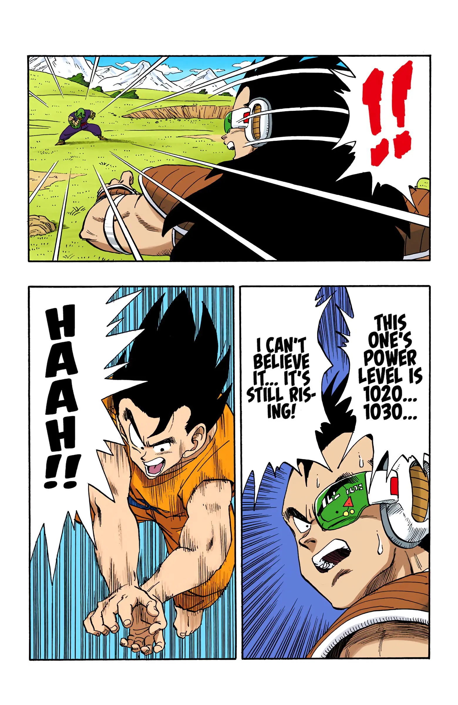 DBZ Saiyan Saga Colored Manga, chapter 201, page 8