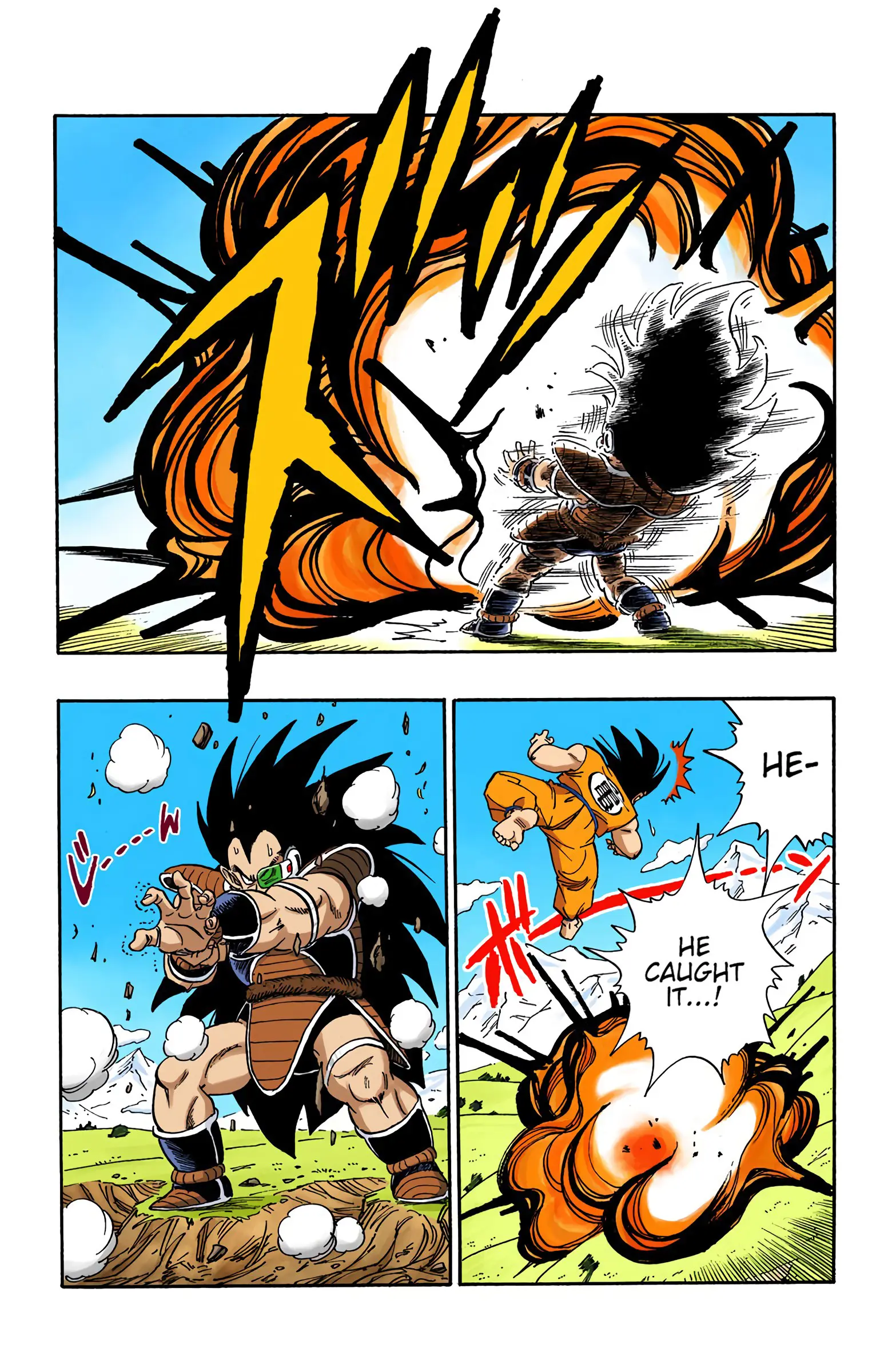 DBZ Saiyan Saga Colored Manga, chapter 201, page 11