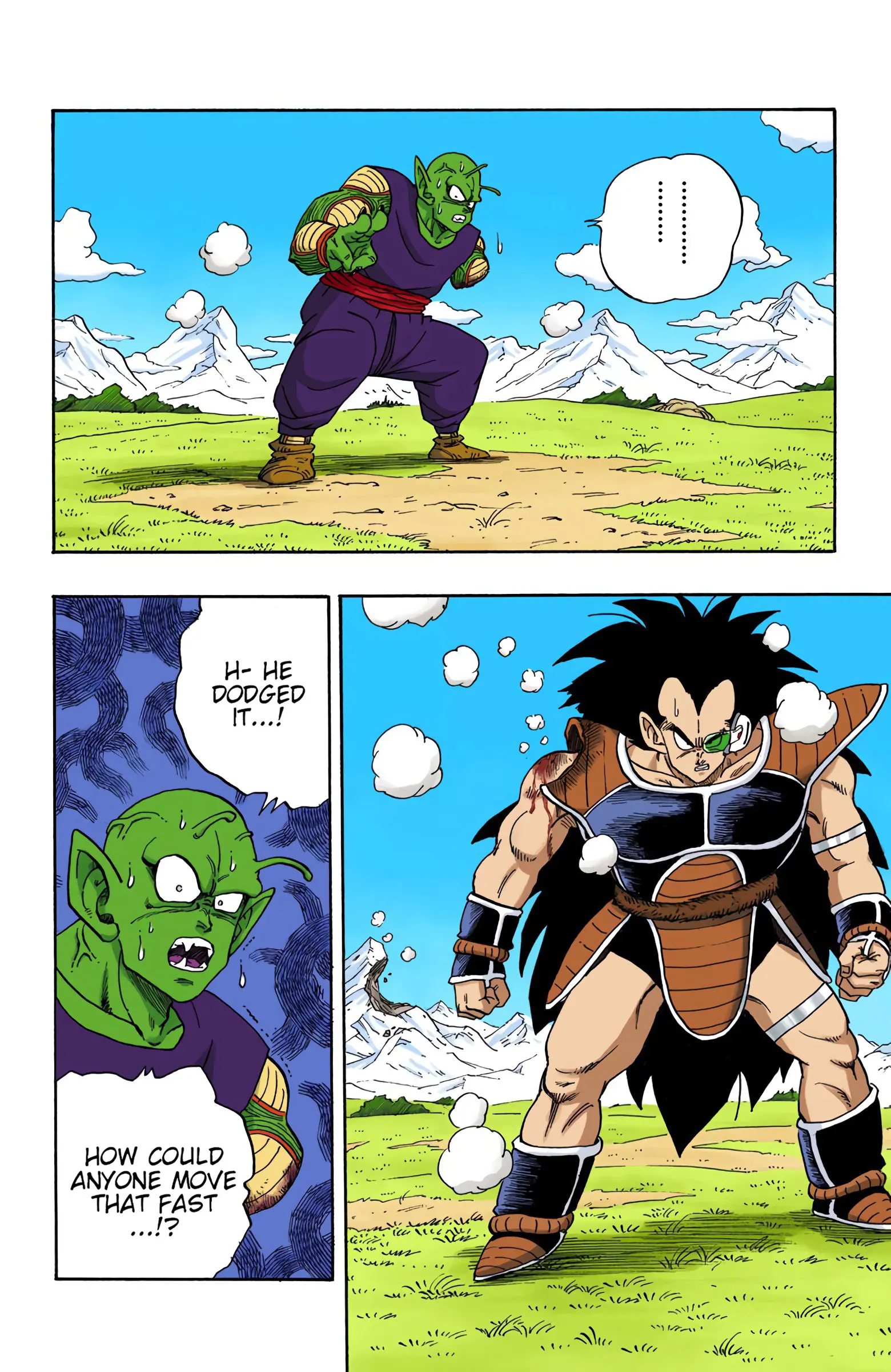 DBZ Saiyan Saga Colored Manga, chapter 202, page 6