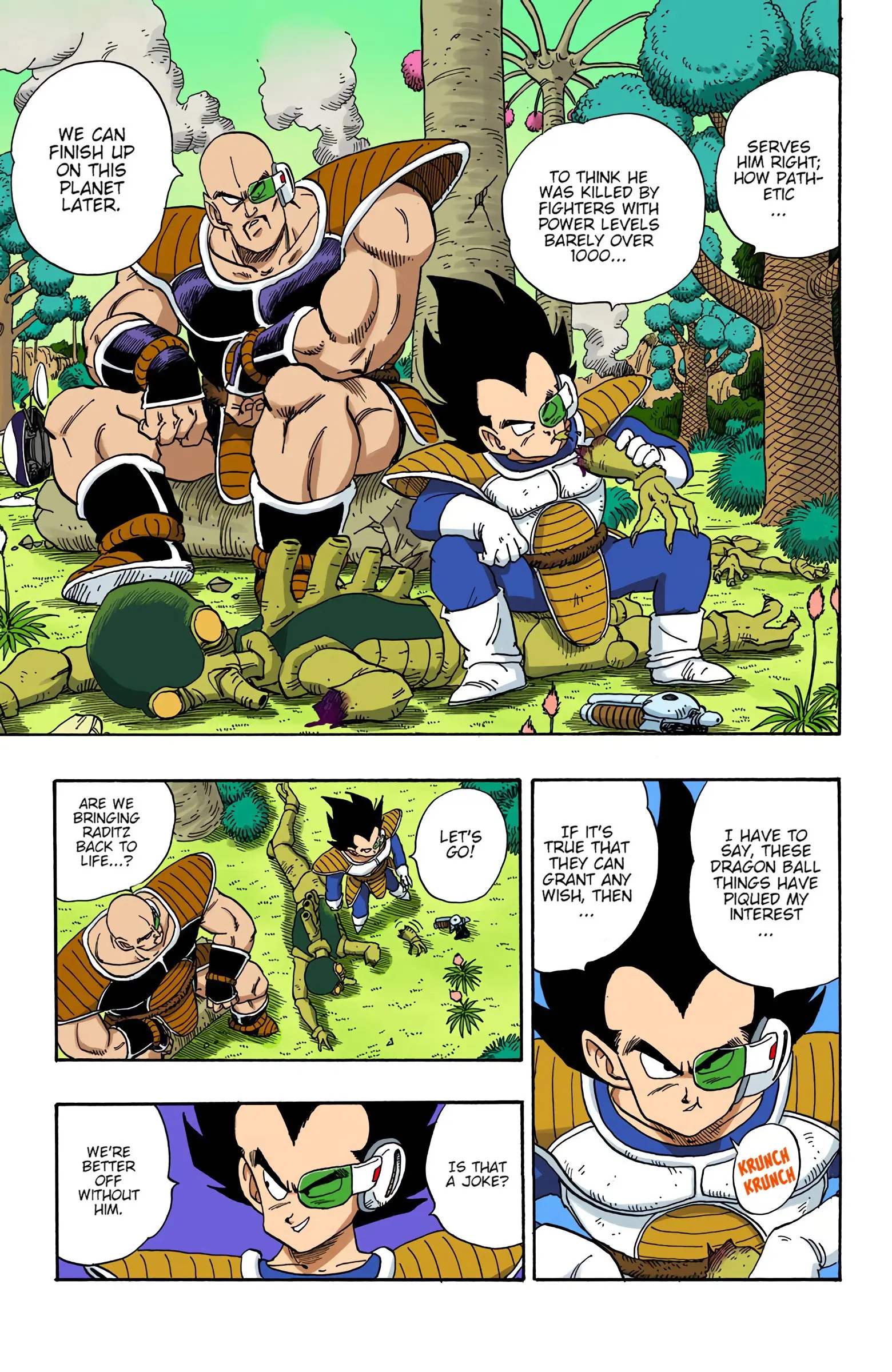DBZ Saiyan Saga Colored Manga, chapter 204, page 11
