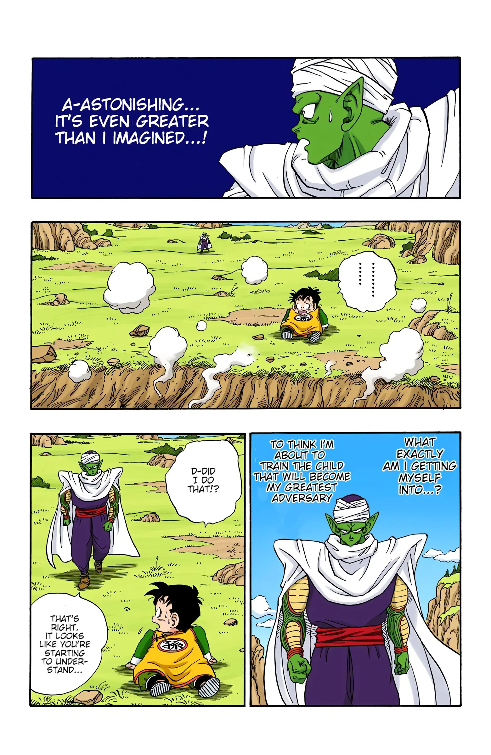 DBZ Saiyan Saga Colored Manga, chapter 206, page 13