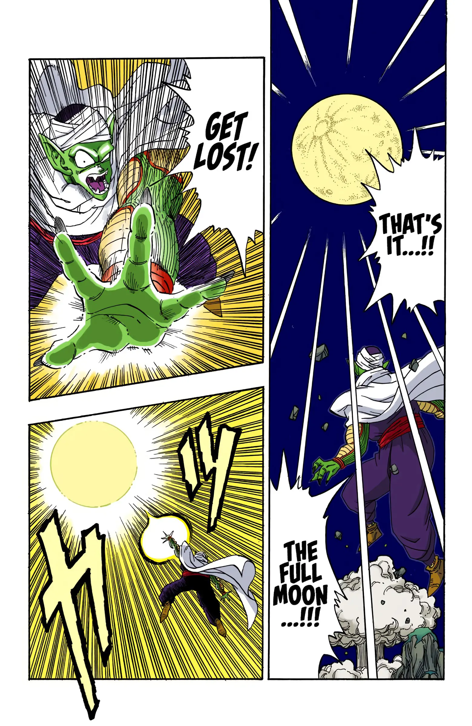 DBZ Saiyan Saga Colored Manga, chapter 208, page 11