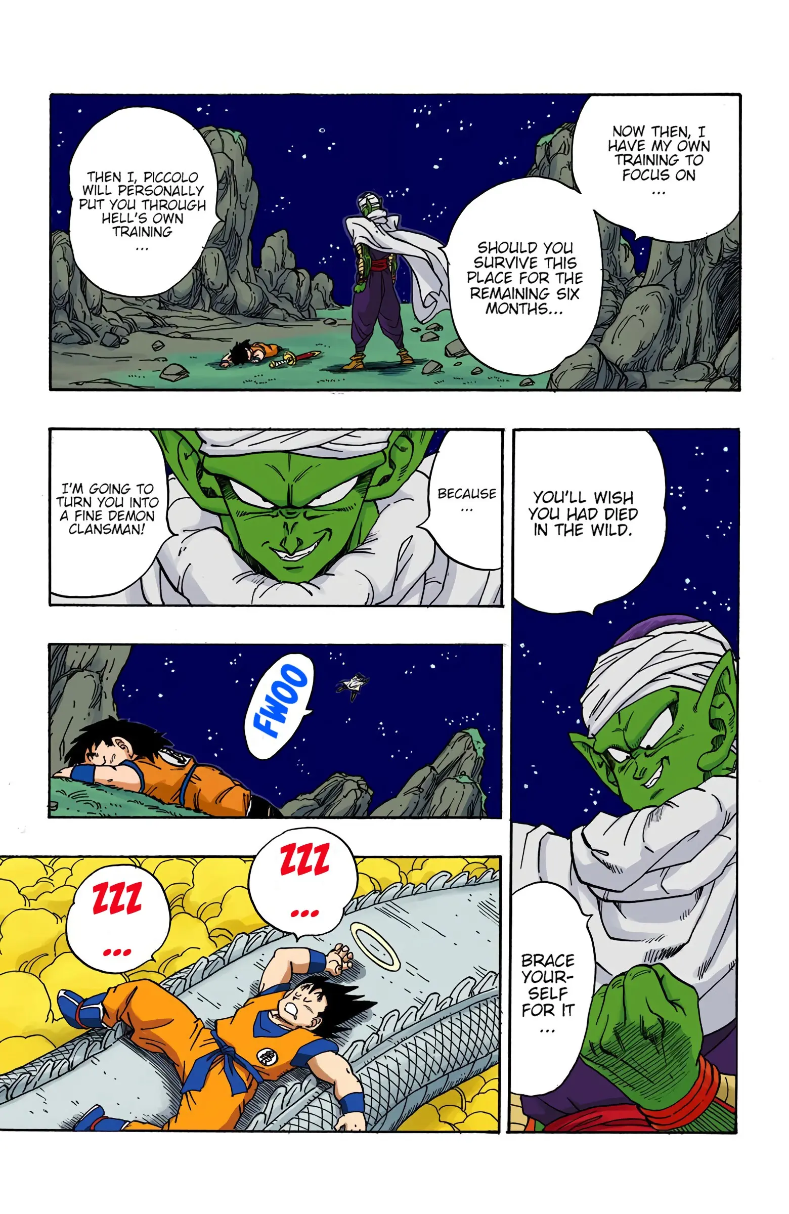 DBZ Saiyan Saga Colored Manga, chapter 208, page 15