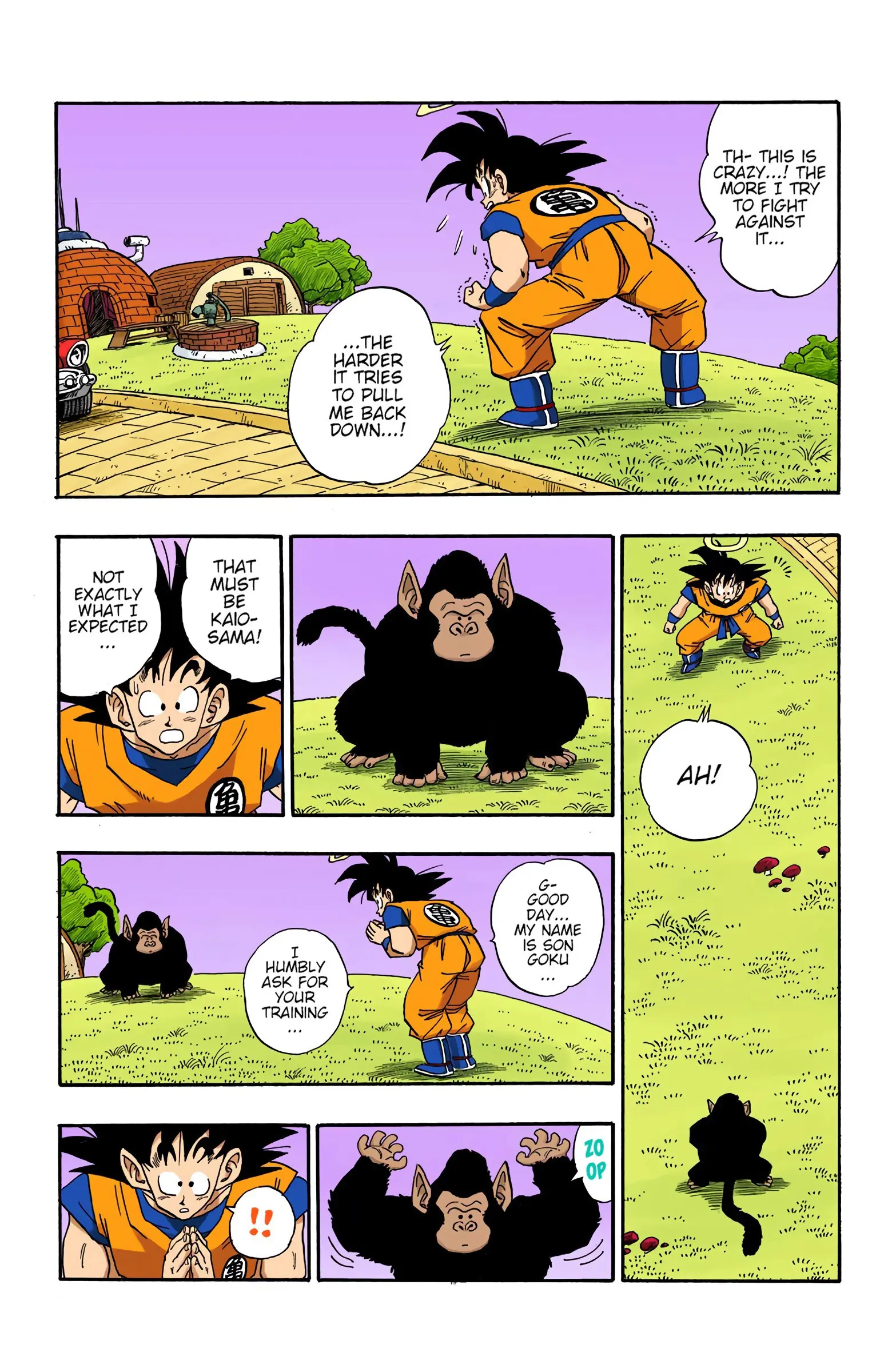 DBZ Saiyan Saga Colored Manga, chapter 210, page 9