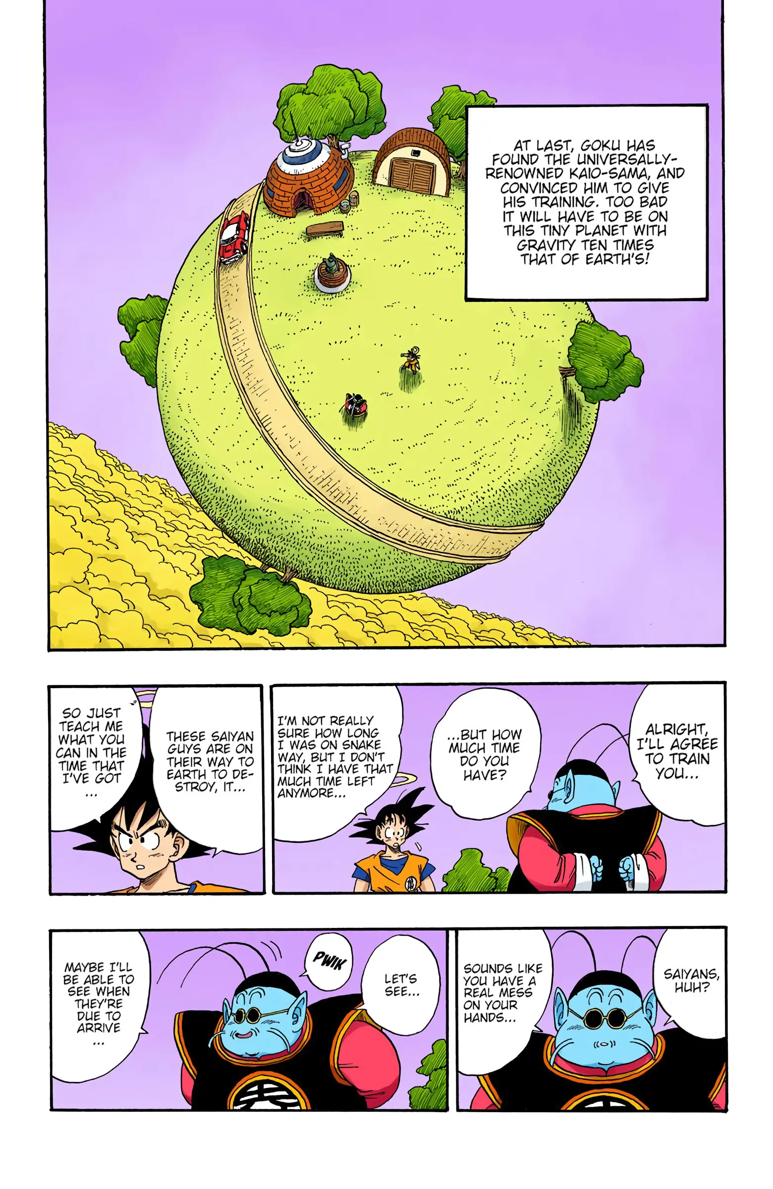 DBZ Saiyan Saga Colored Manga, chapter 211, page 2