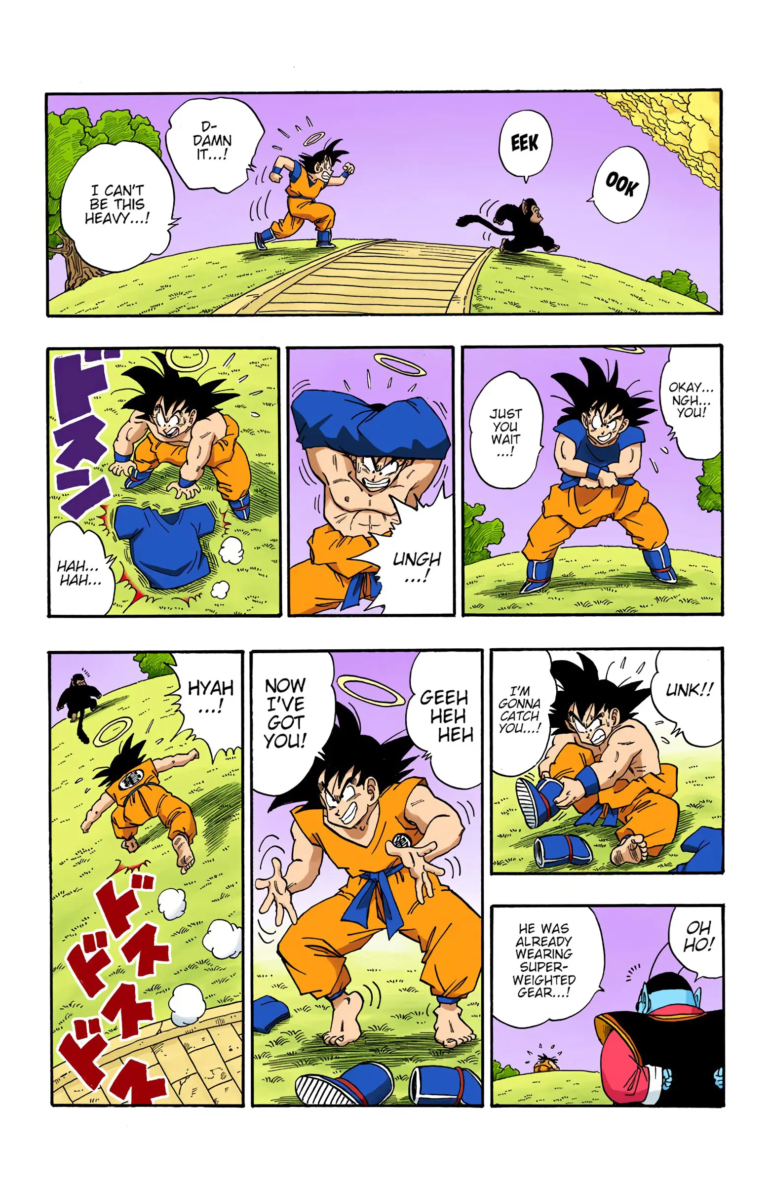 DBZ Saiyan Saga Colored Manga, chapter 211, page 5