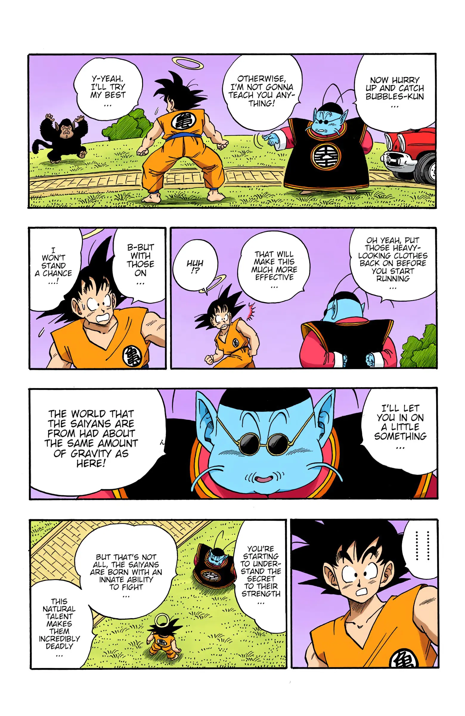 DBZ Saiyan Saga Colored Manga, chapter 211, page 8