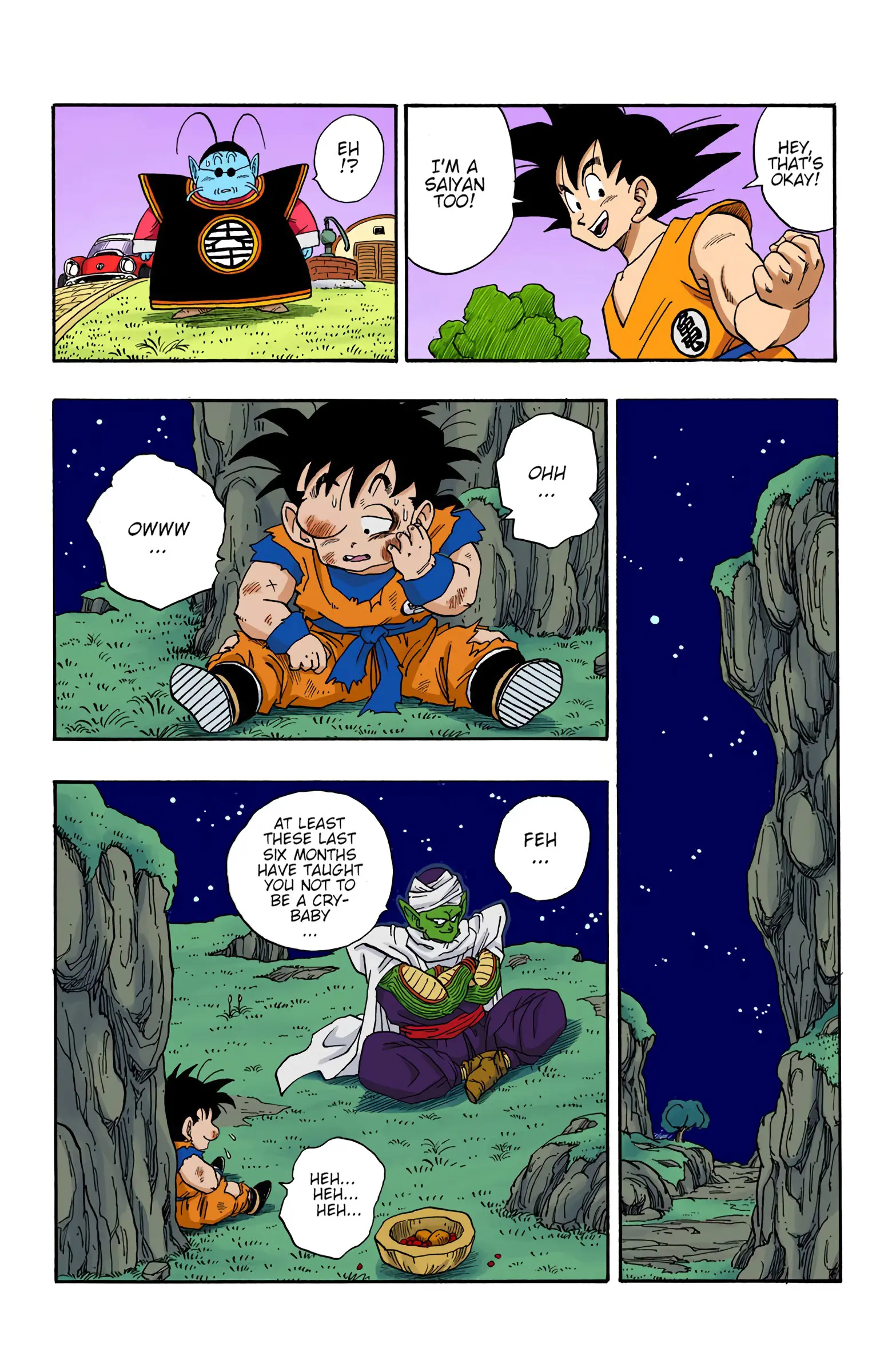 DBZ Saiyan Saga Colored Manga, chapter 211, page 9