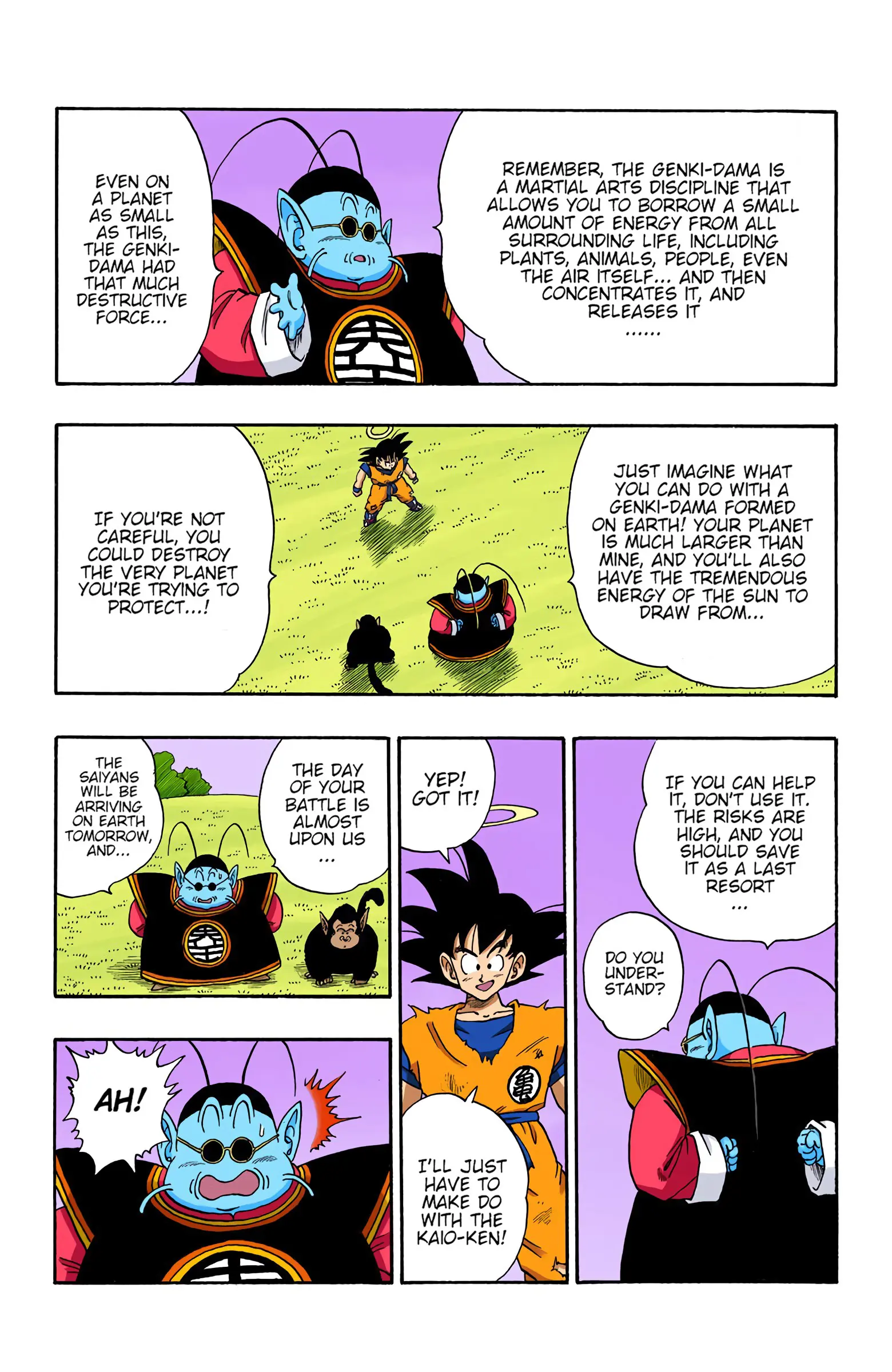 DBZ Saiyan Saga Colored Manga, chapter 212, page 6