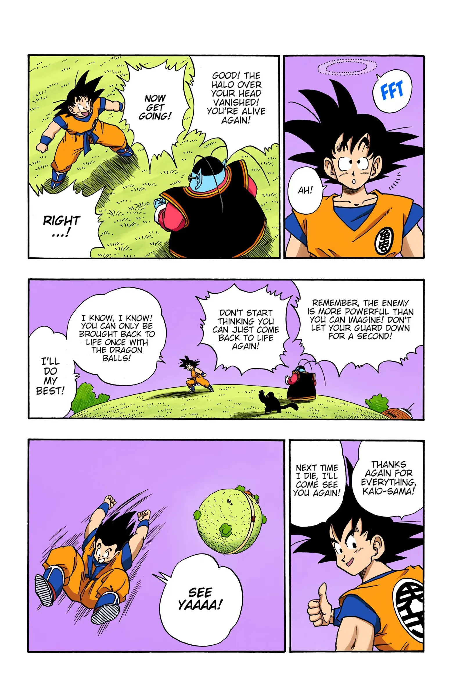 DBZ Saiyan Saga Colored Manga, chapter 212, page 13