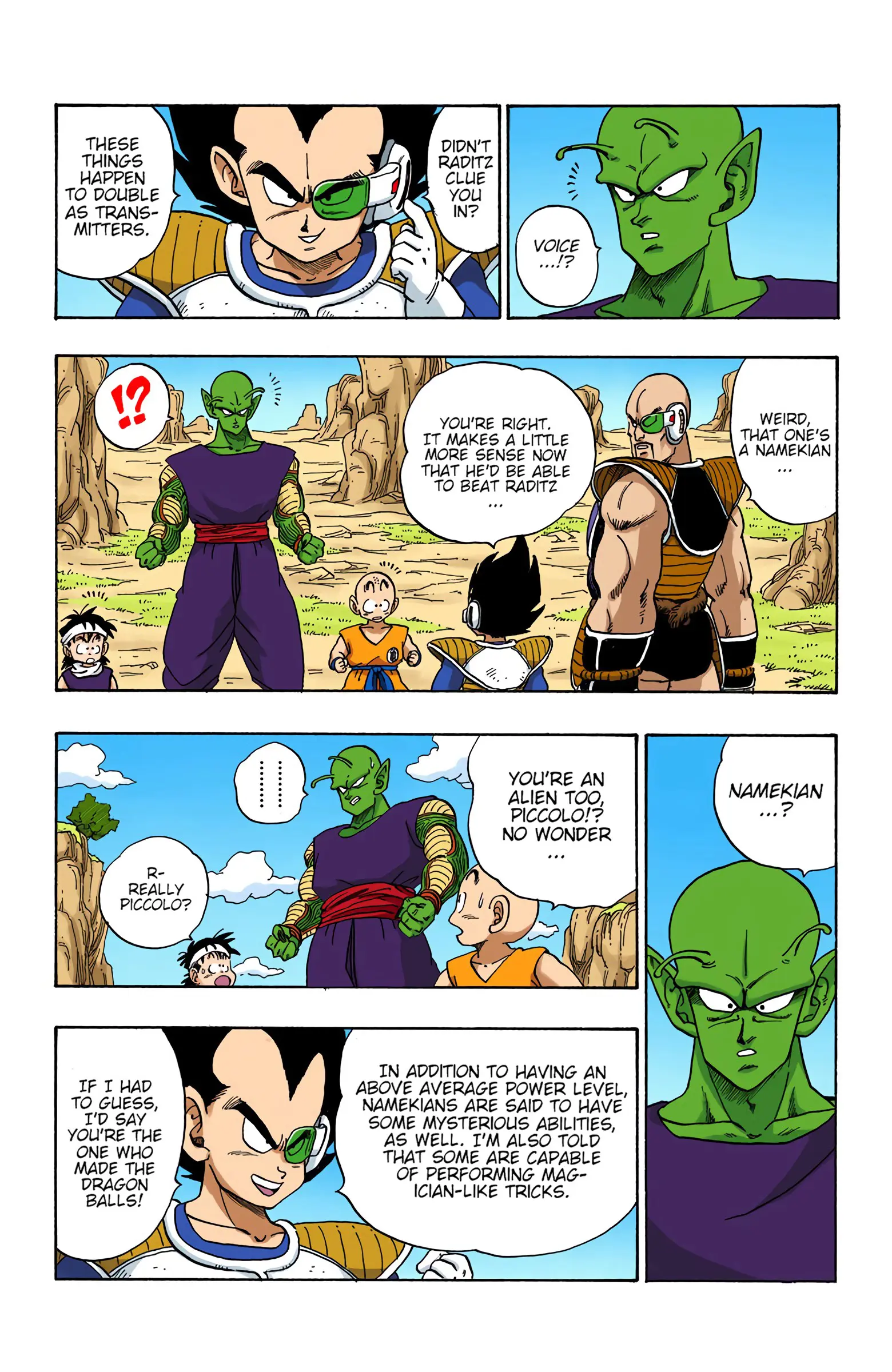 DBZ Saiyan Saga Colored Manga, chapter 214, page 3