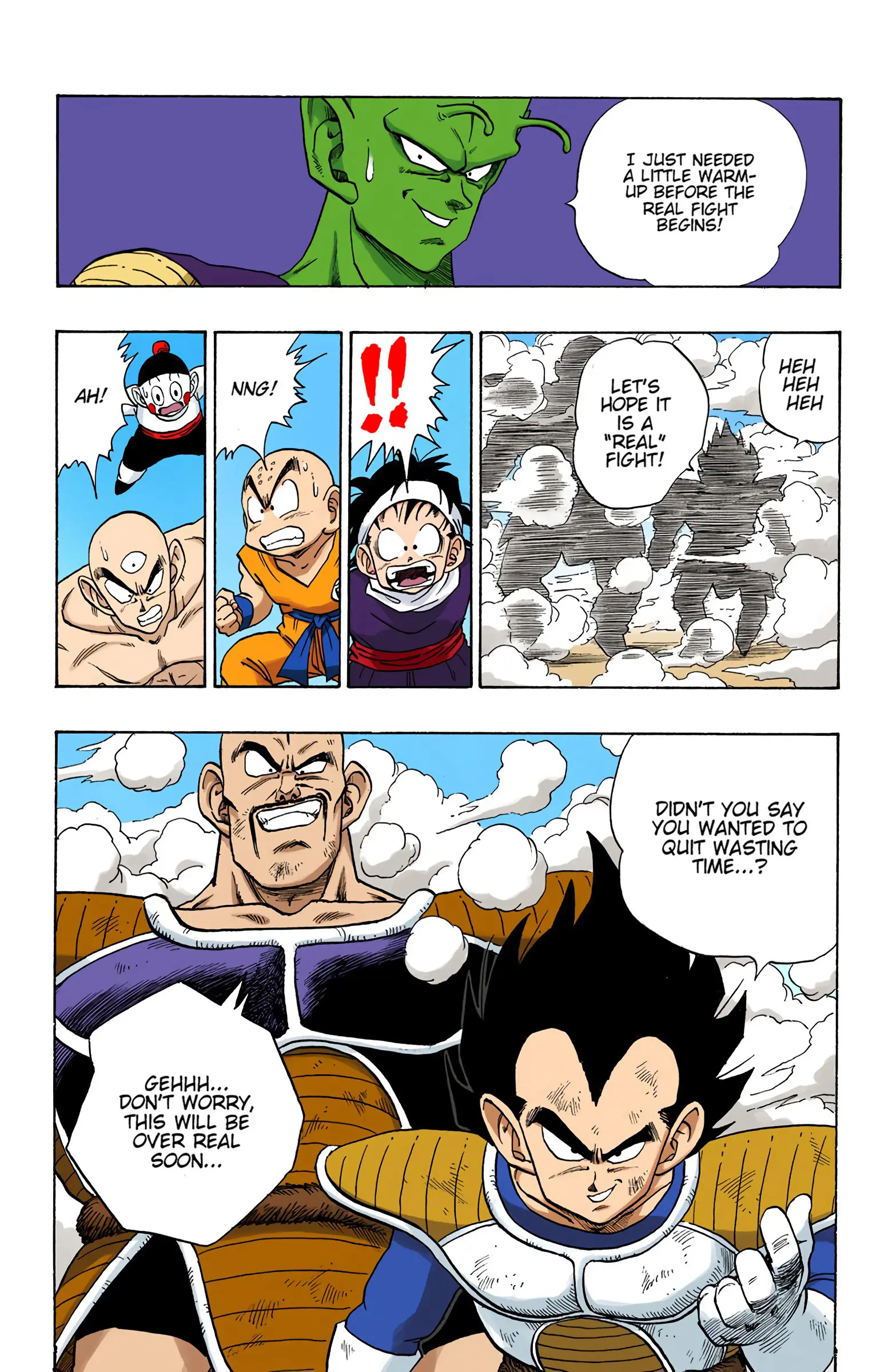 DBZ Saiyan Saga Colored Manga, chapter 216, page 12
