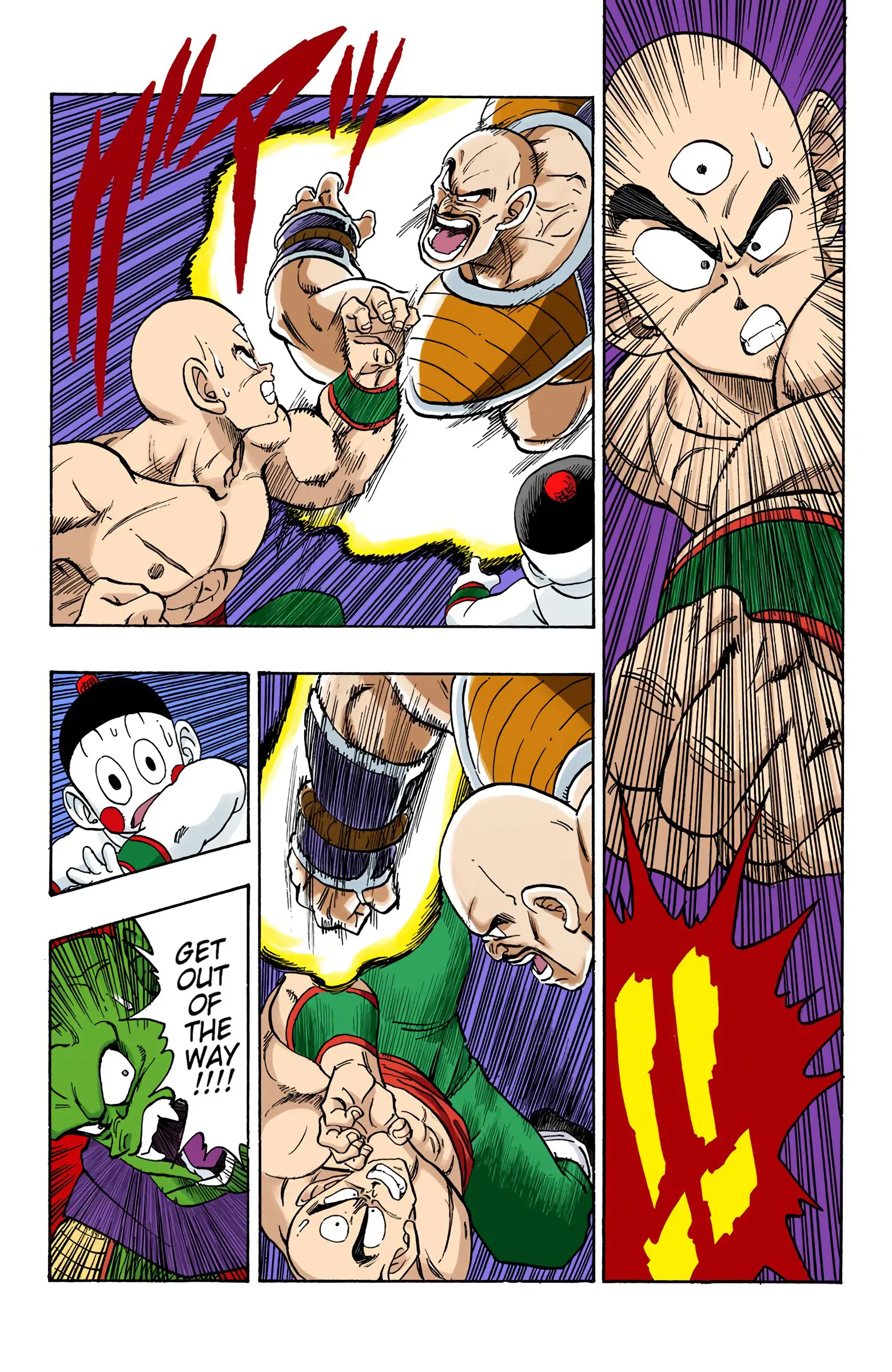 DBZ Saiyan Saga Colored Manga, chapter 217, page 4