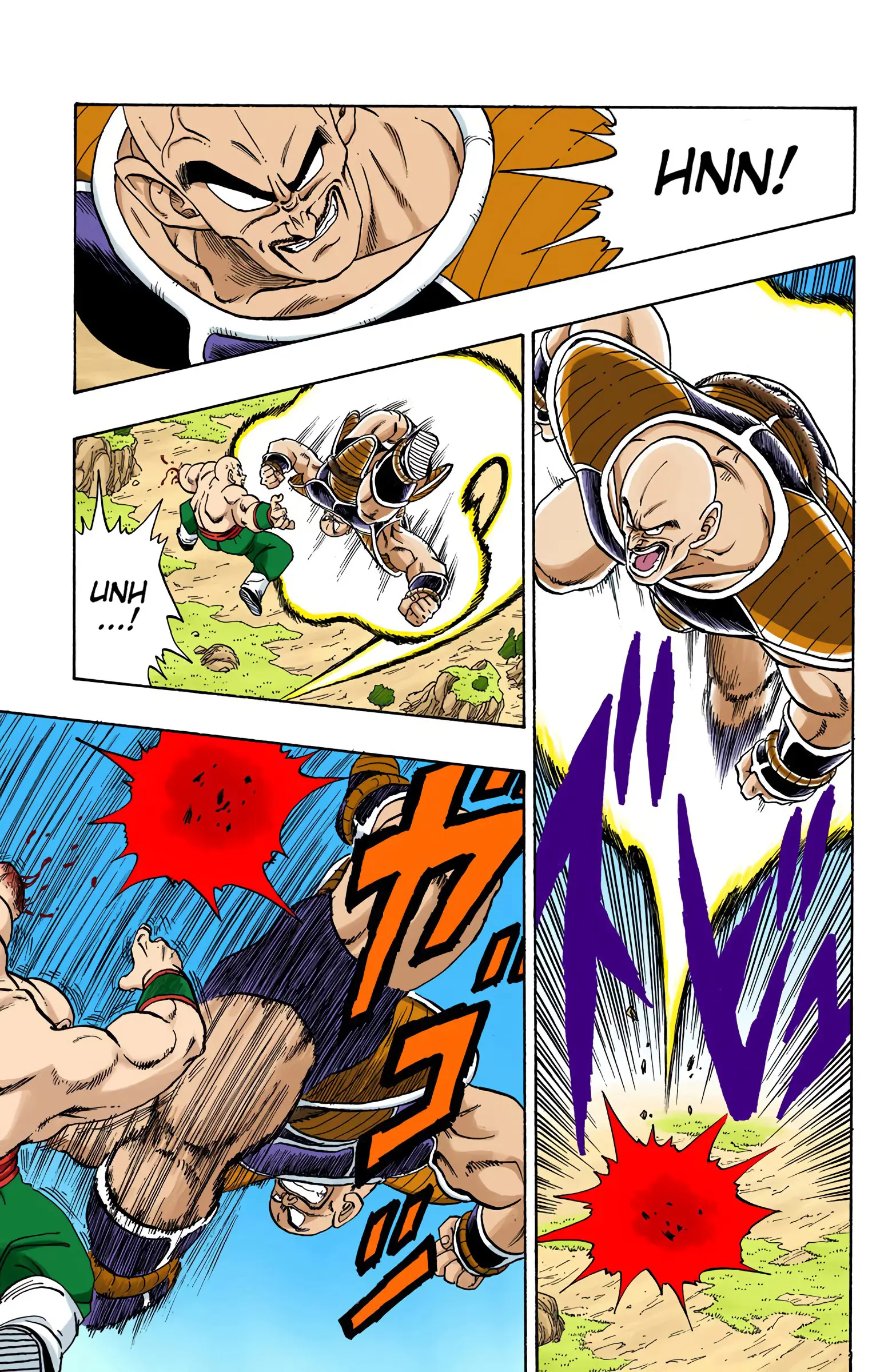 DBZ Saiyan Saga Colored Manga, chapter 217, page 7