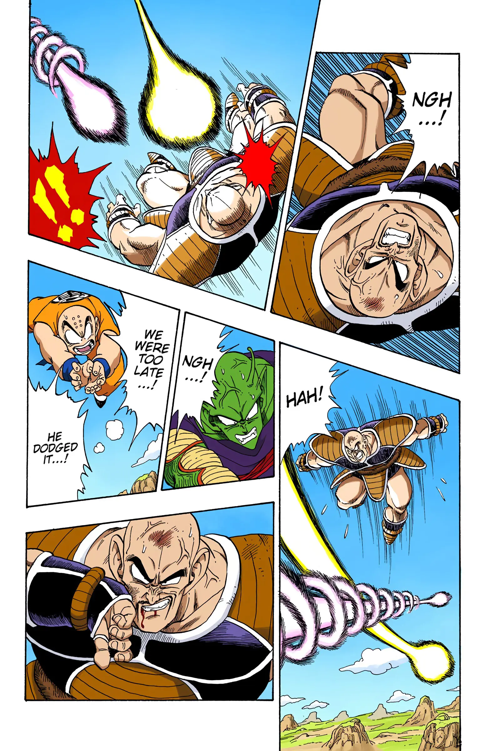 DBZ Saiyan Saga Colored Manga, chapter 218, page 11