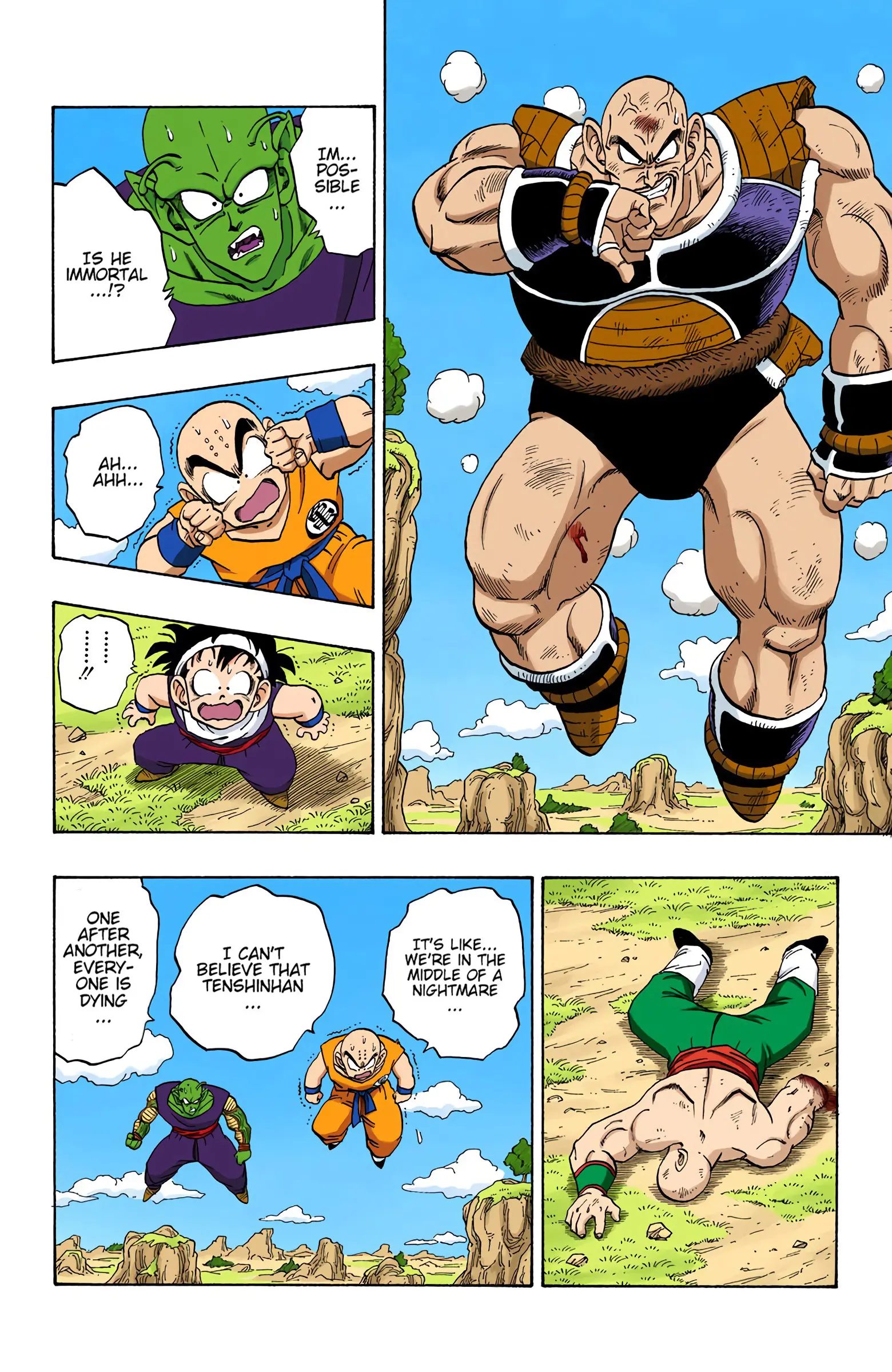 DBZ Saiyan Saga Colored Manga, chapter 219, page 3