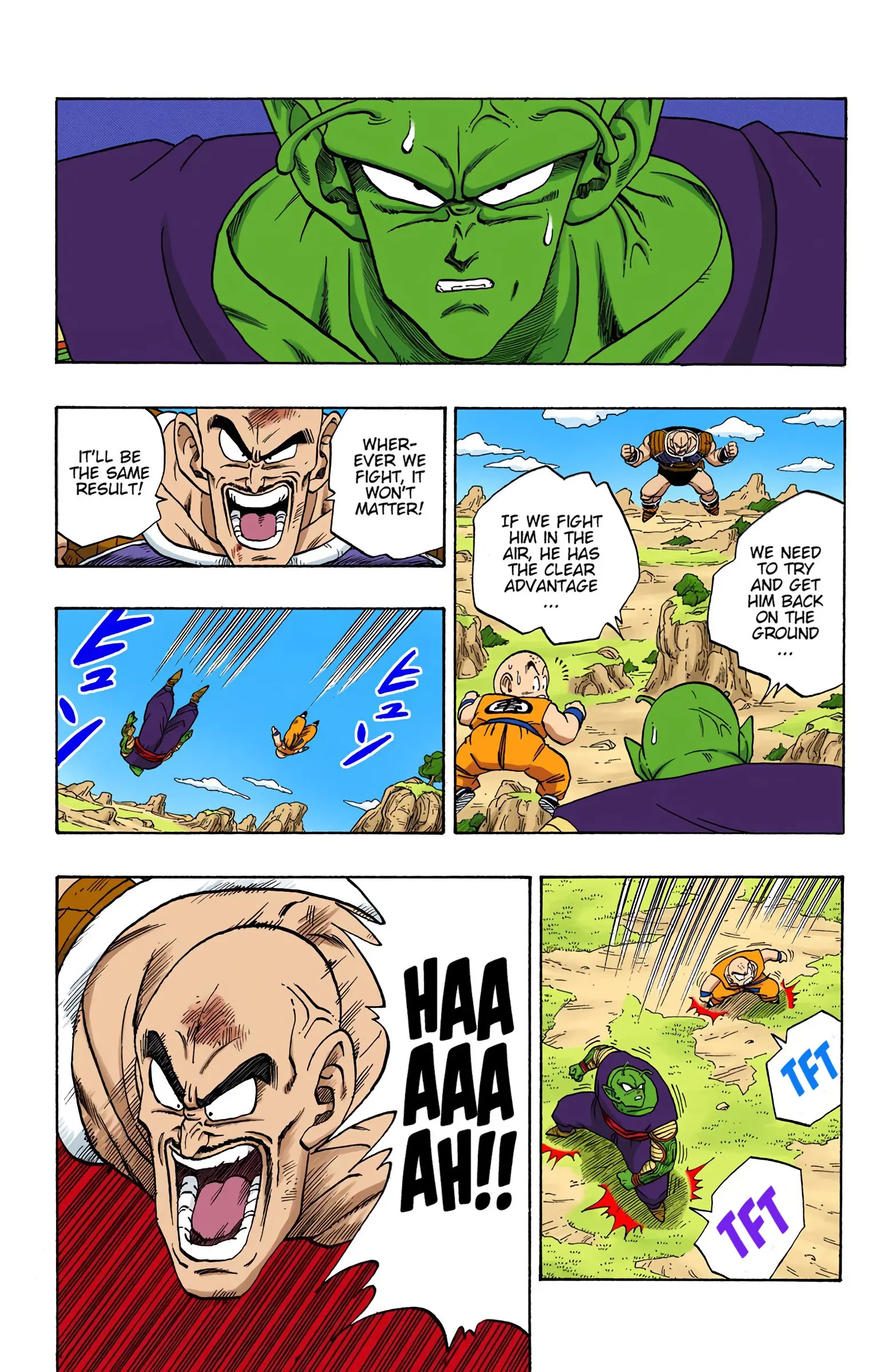 DBZ Saiyan Saga Colored Manga, chapter 219, page 7