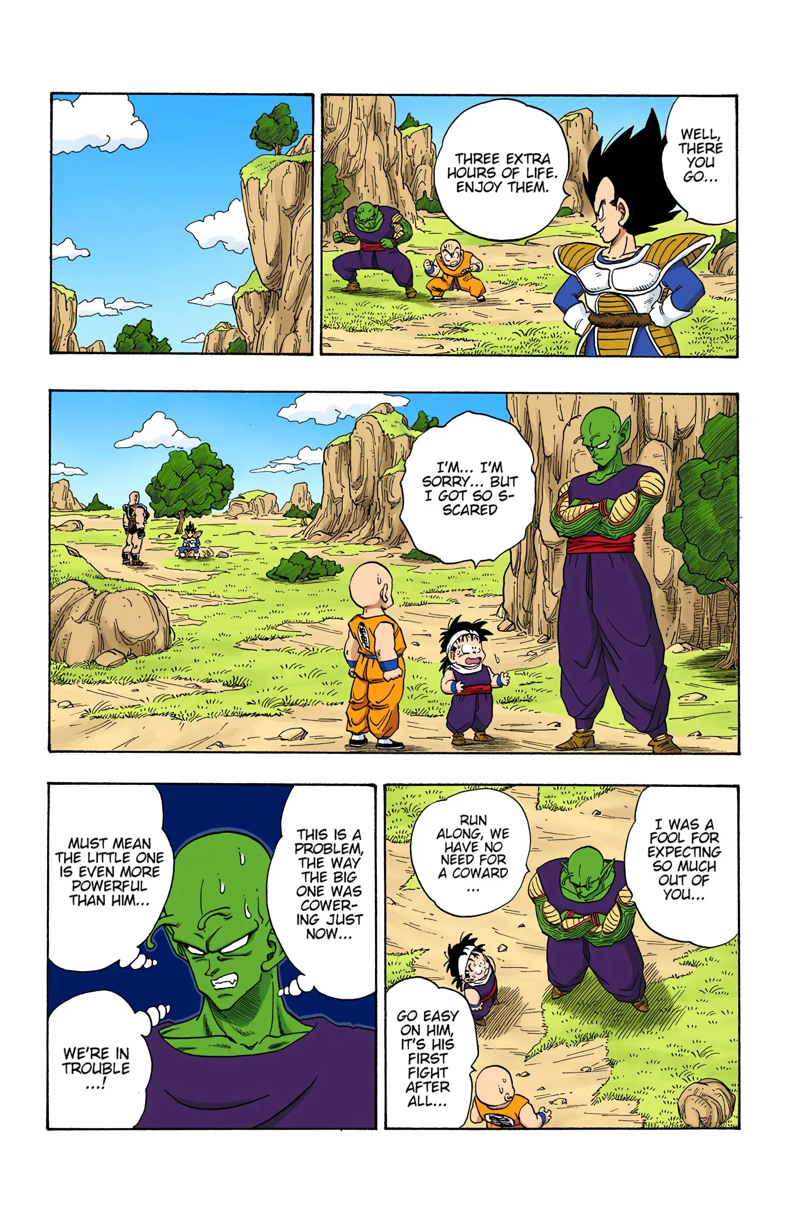 DBZ Saiyan Saga Colored Manga, chapter 219, page 14