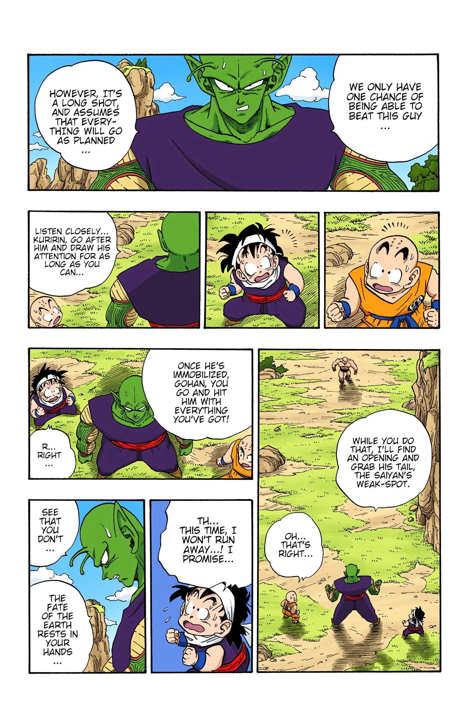DBZ Saiyan Saga Colored Manga, chapter 220, page 3