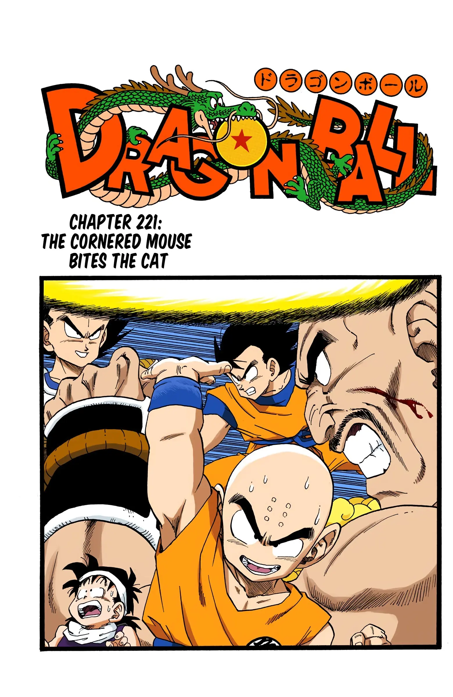 DBZ Saiyan Saga Colored Manga, chapter 221, page 1