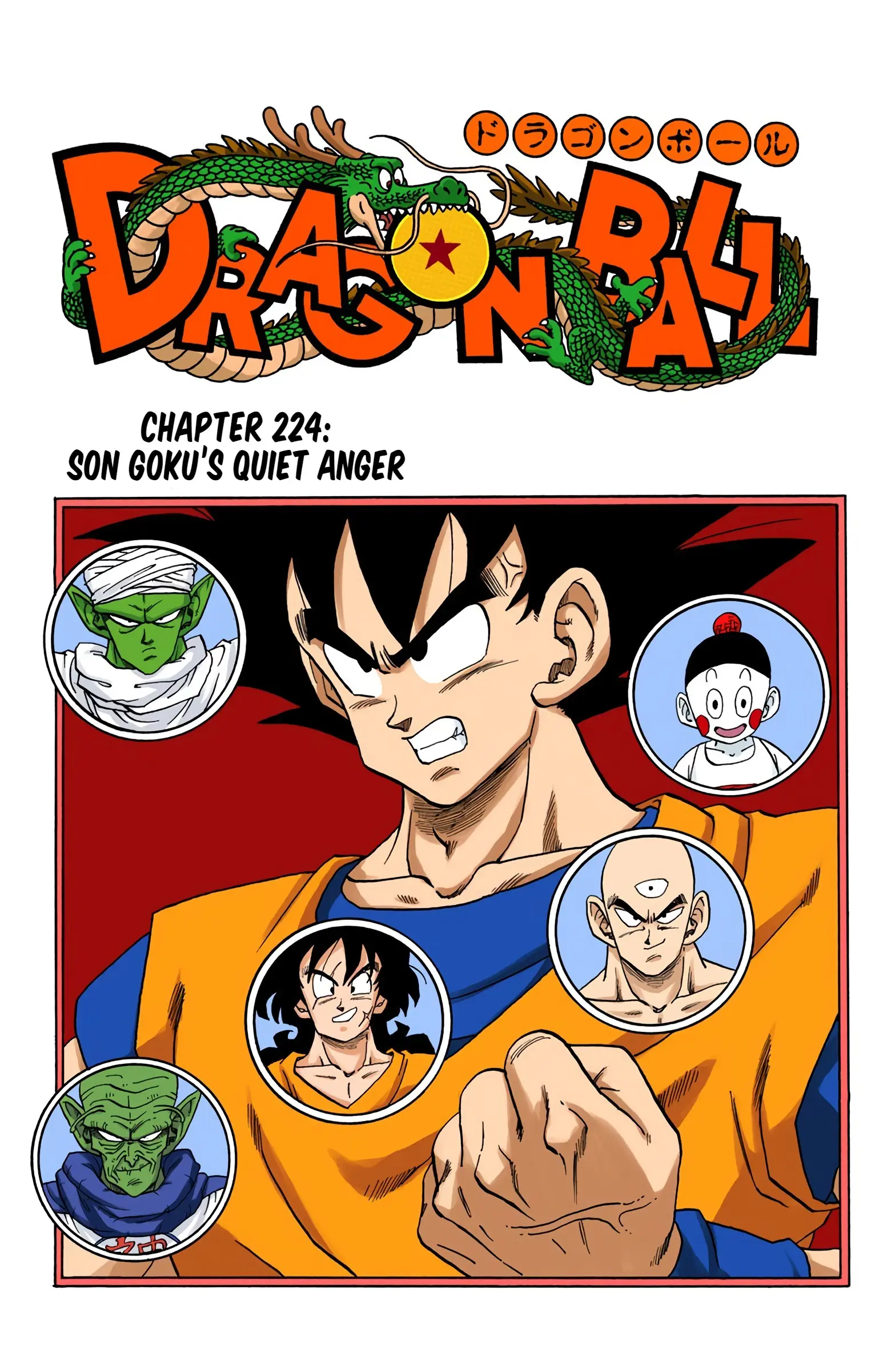 DBZ Saiyan Saga Colored Manga, chapter 224, page 1