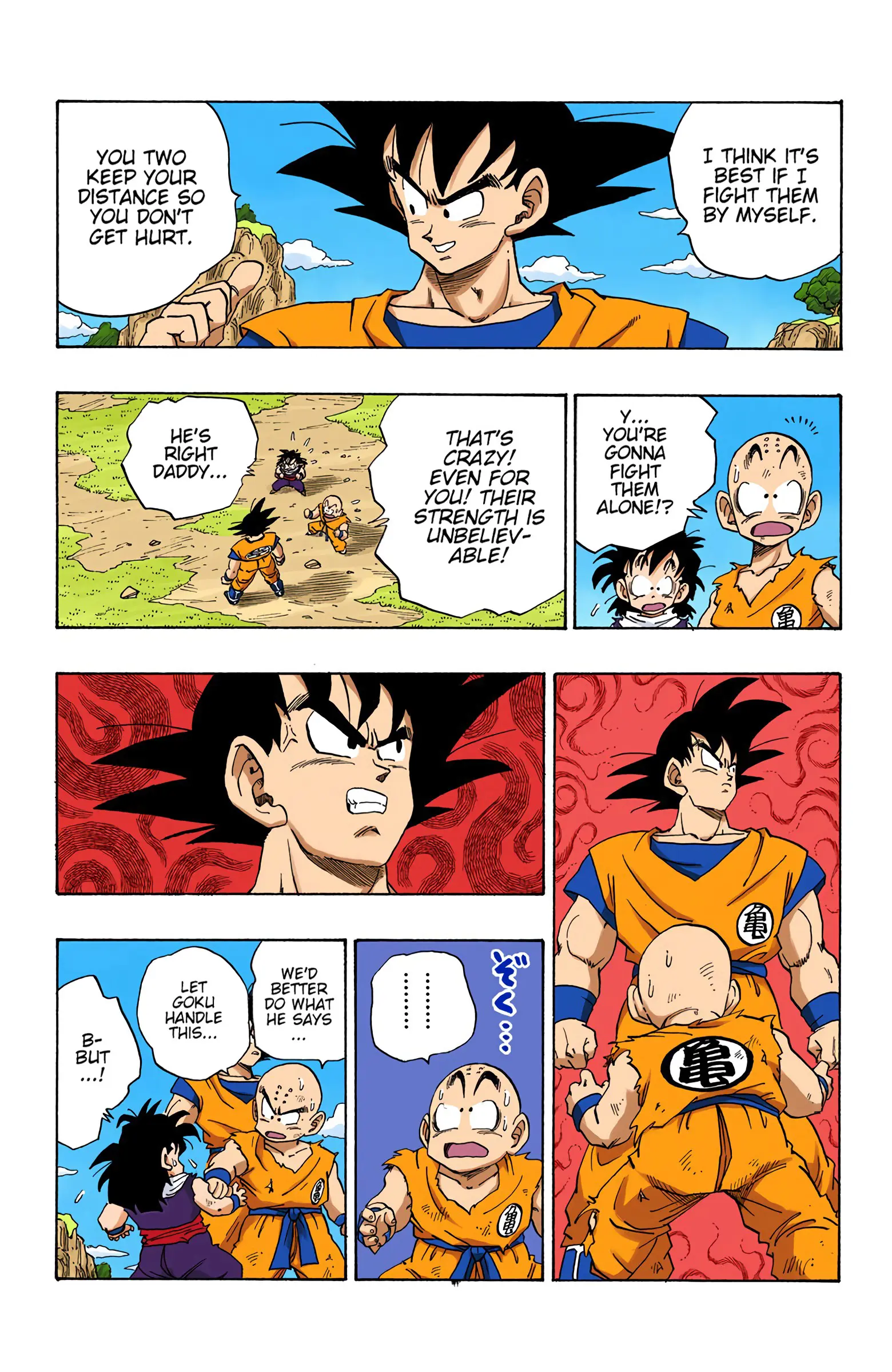 DBZ Saiyan Saga Colored Manga, chapter 224, page 9