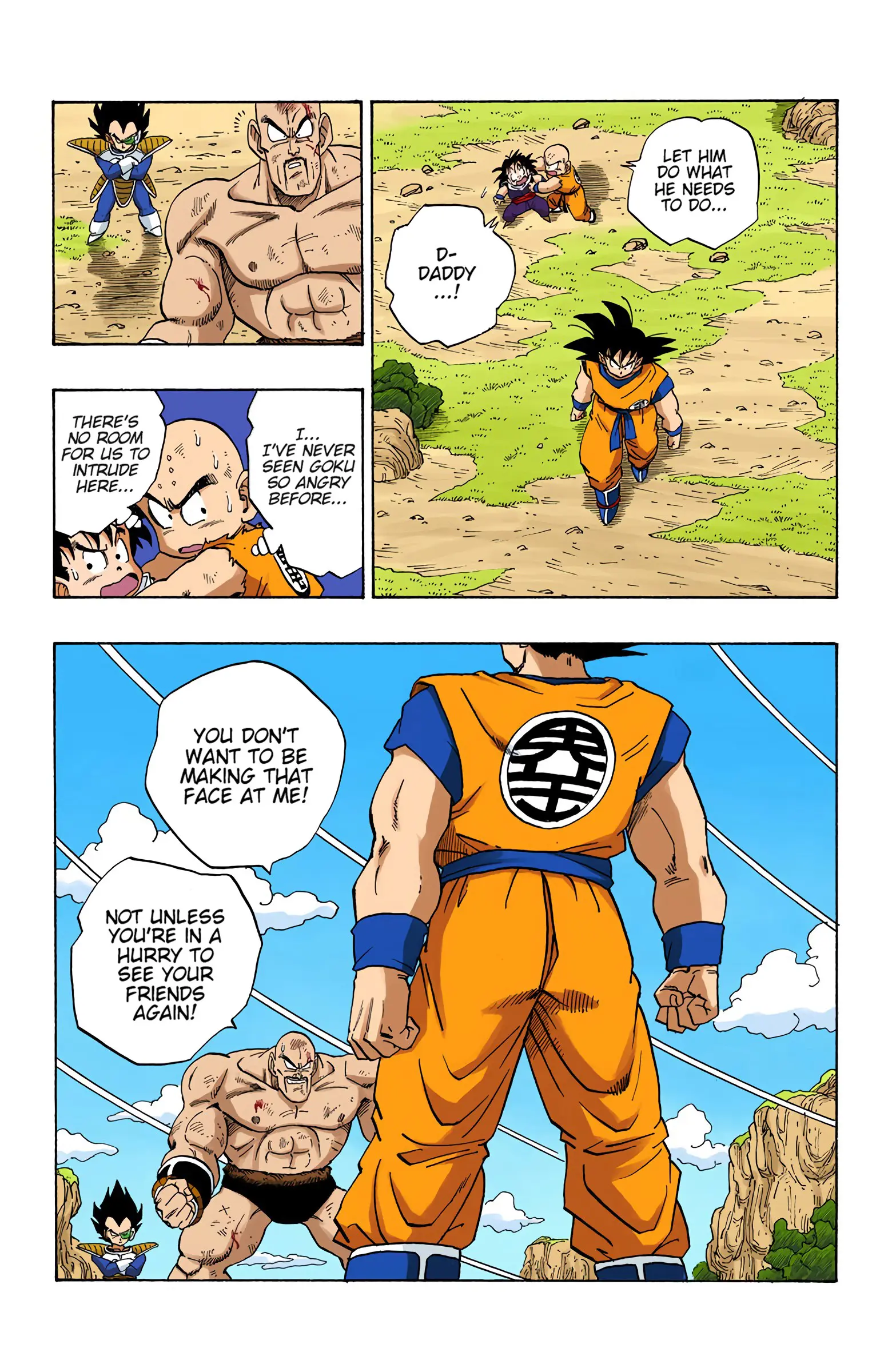 DBZ Saiyan Saga Colored Manga, chapter 224, page 10