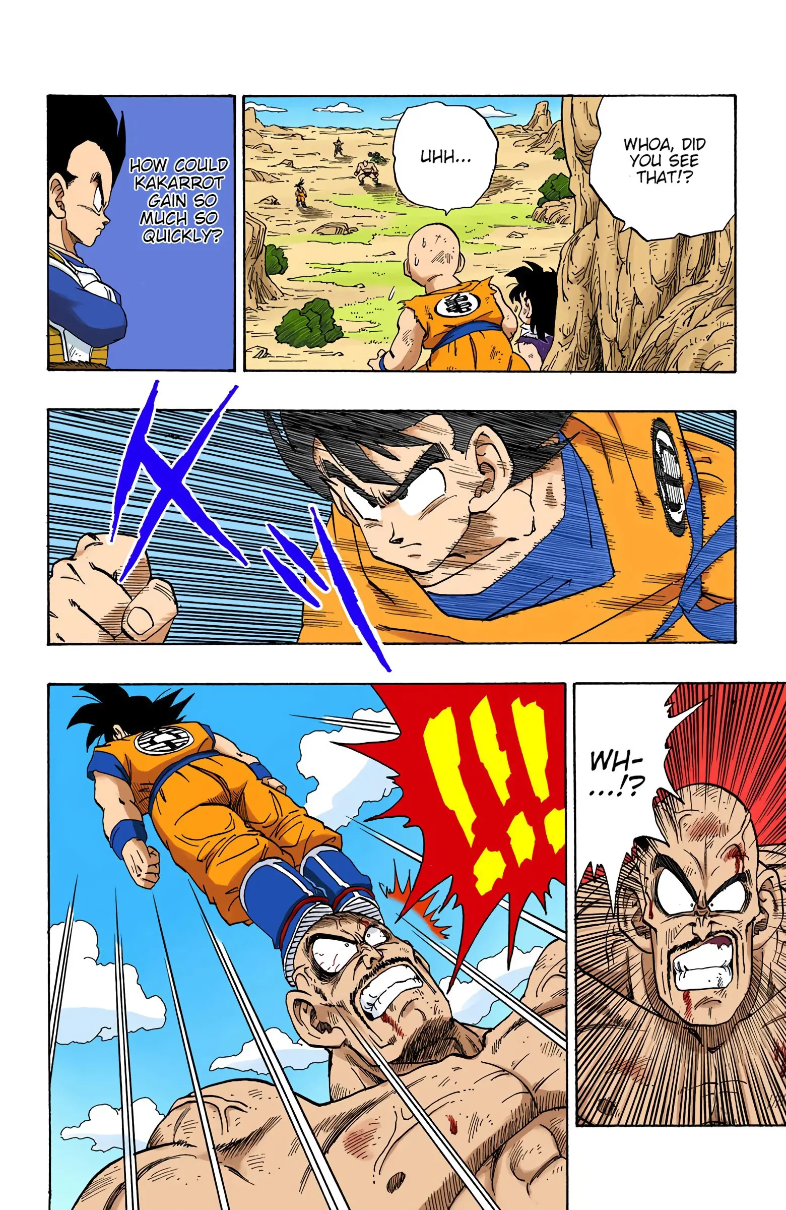 DBZ Saiyan Saga Colored Manga, chapter 225, page 6