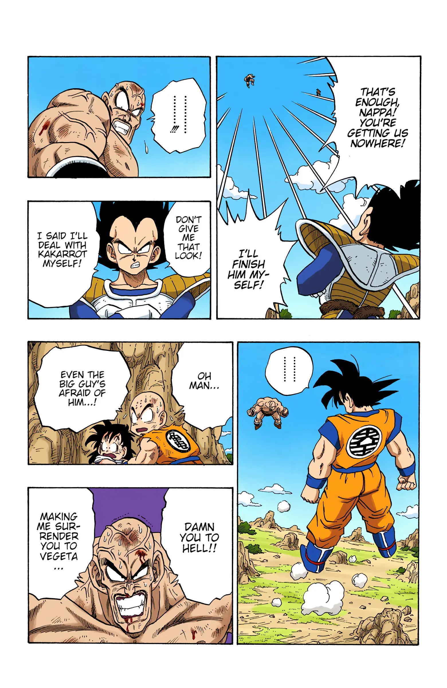 DBZ Saiyan Saga Colored Manga, chapter 226, page 10
