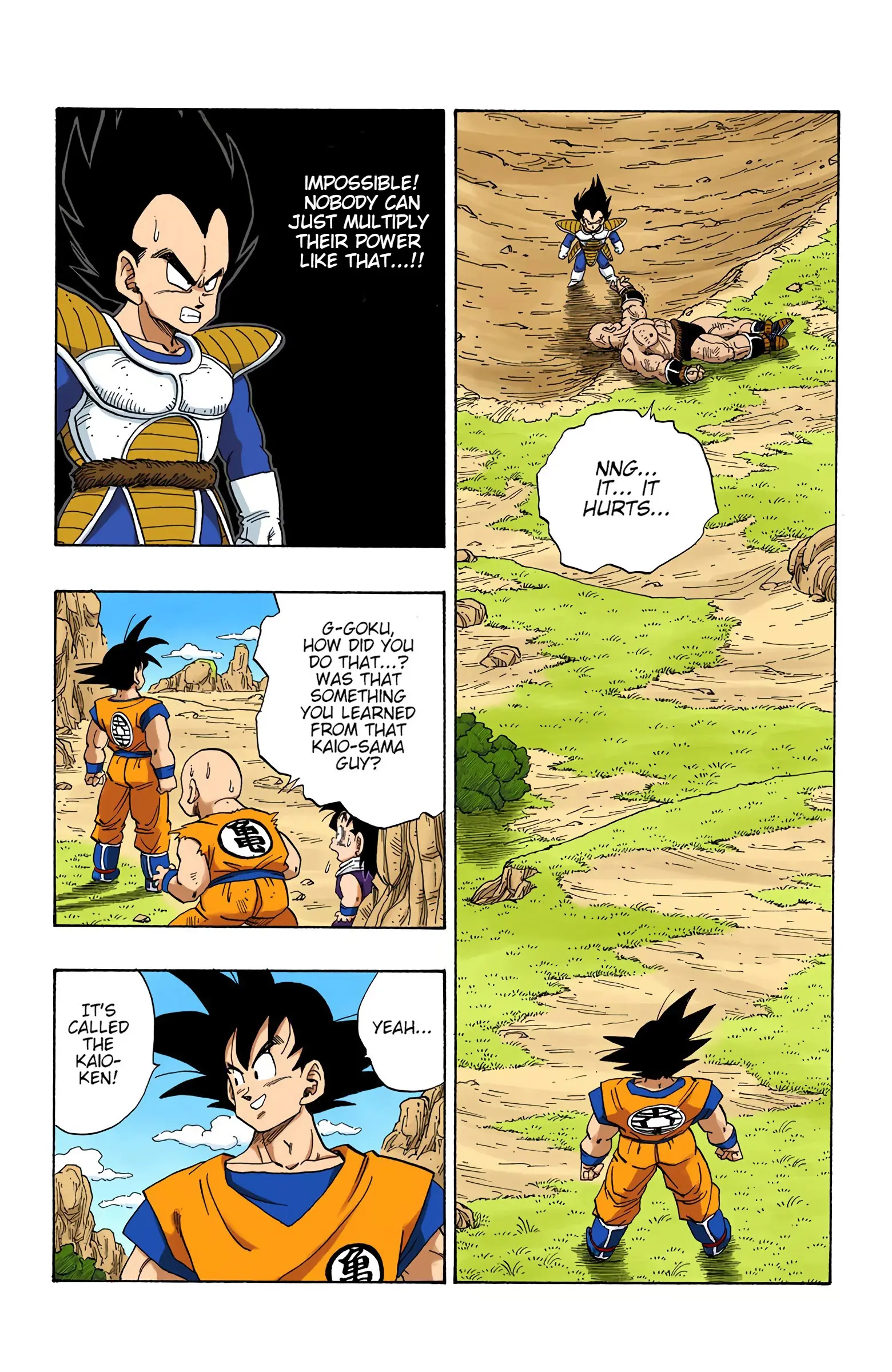 DBZ Saiyan Saga Colored Manga, chapter 227, page 2