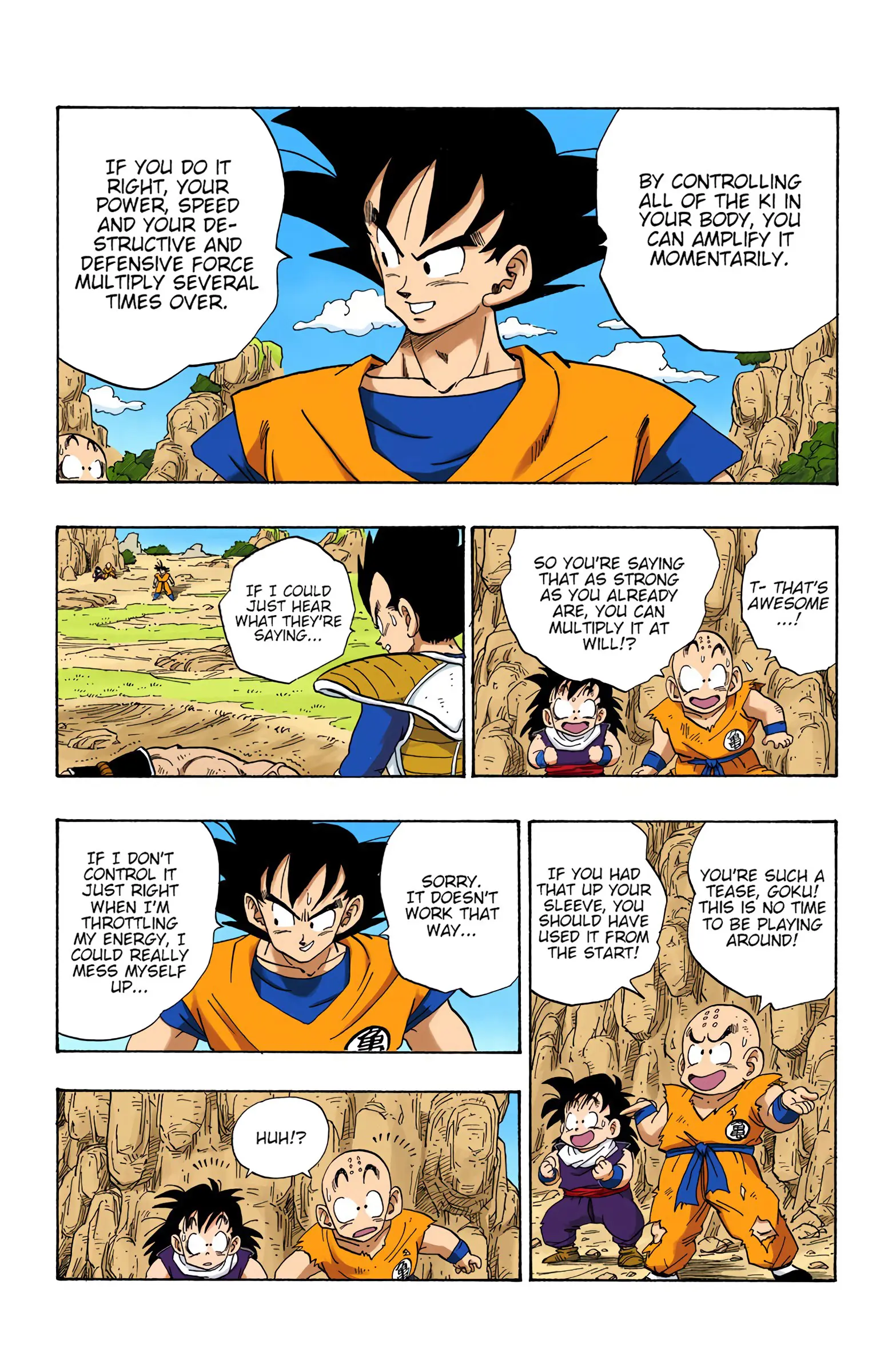 DBZ Saiyan Saga Colored Manga, chapter 227, page 3