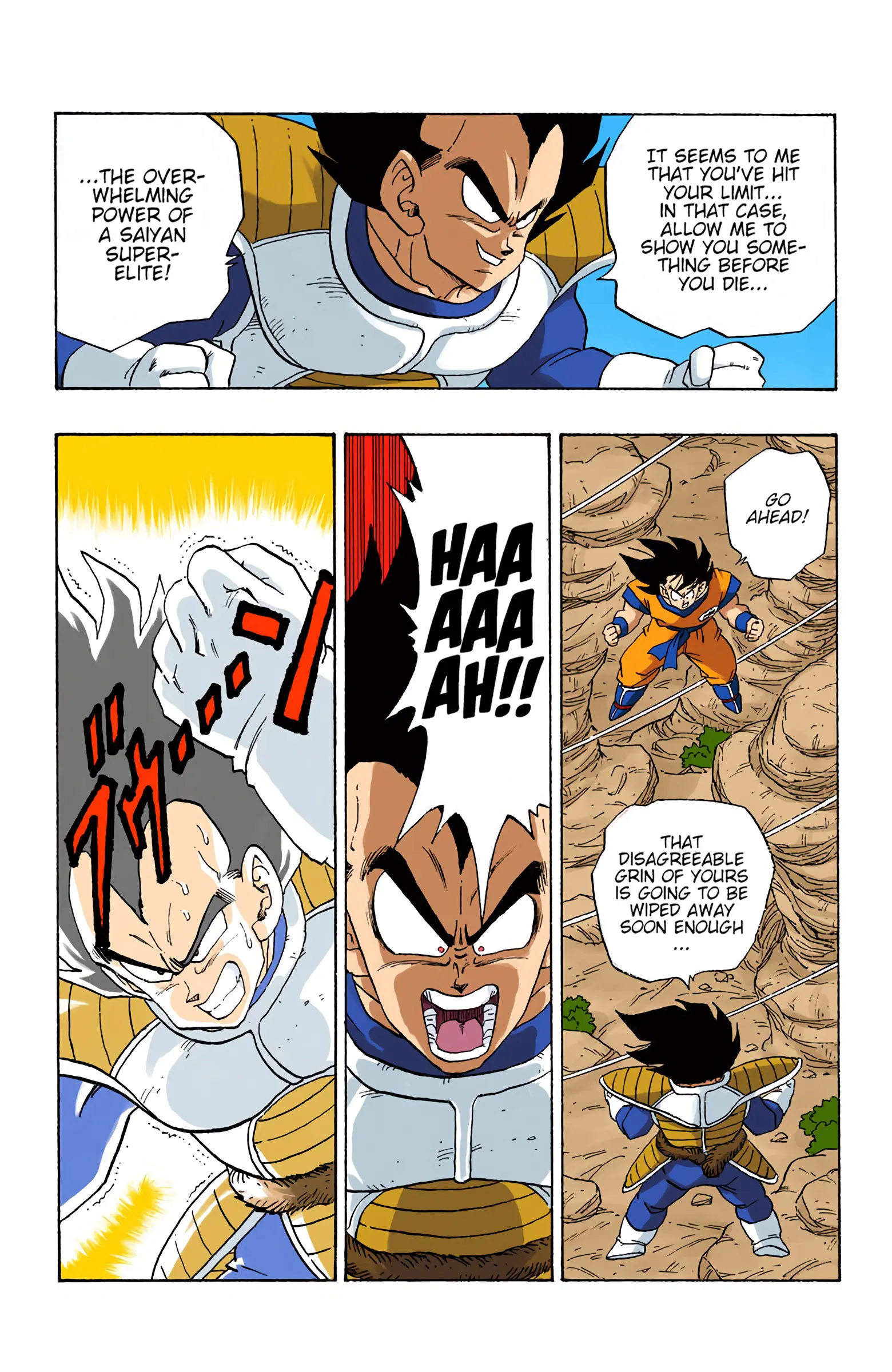 DBZ Saiyan Saga Colored Manga, chapter 229, page 3