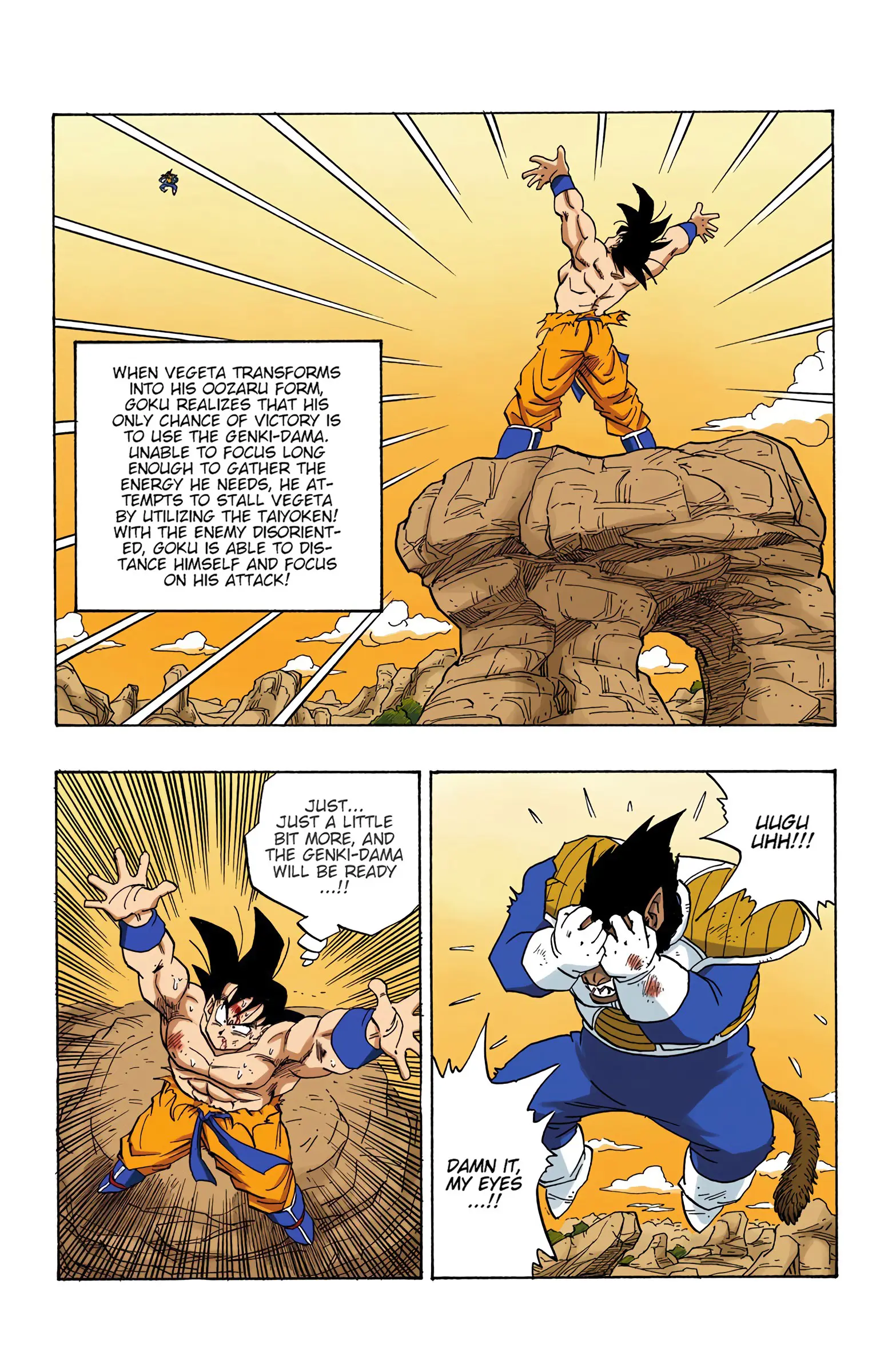 DBZ Saiyan Saga Colored Manga, chapter 234, page 2