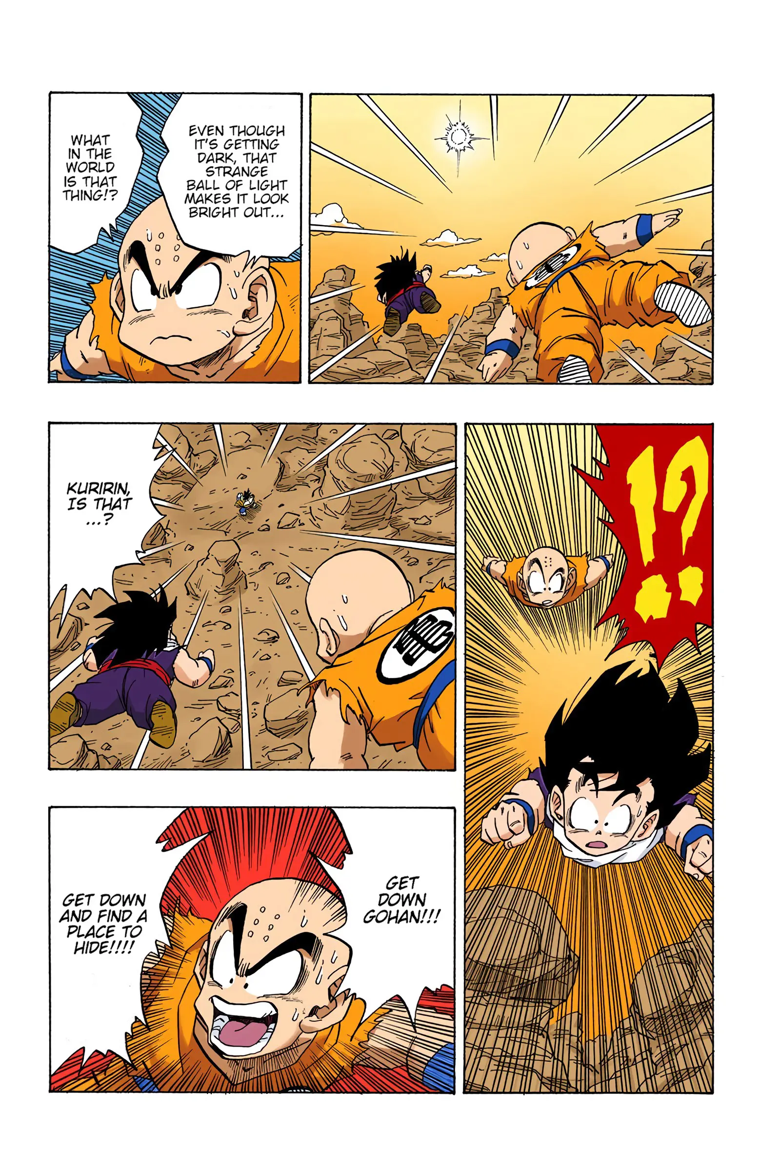 DBZ Saiyan Saga Colored Manga, chapter 235, page 4