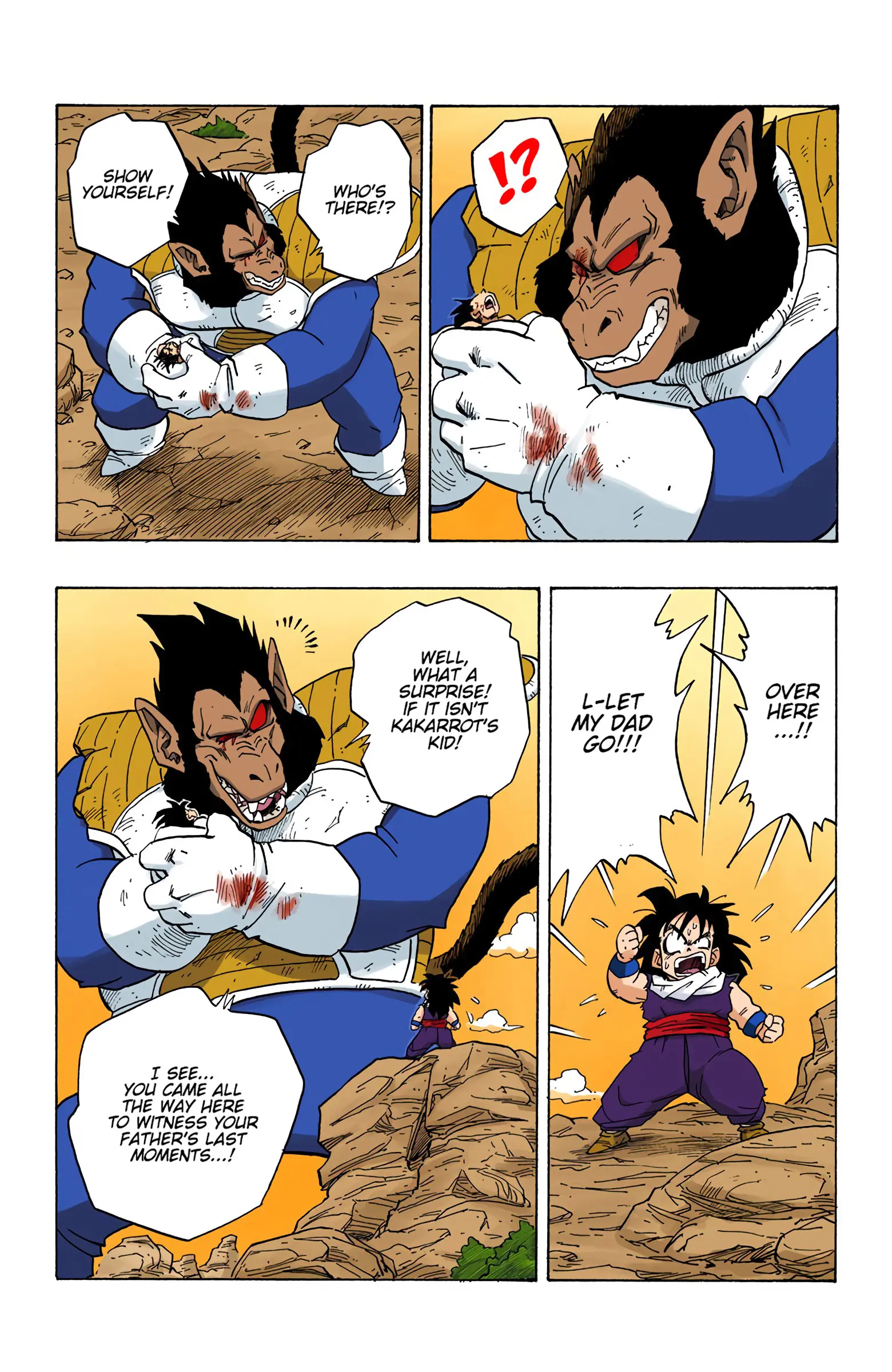 DBZ Saiyan Saga Colored Manga, chapter 235, page 8