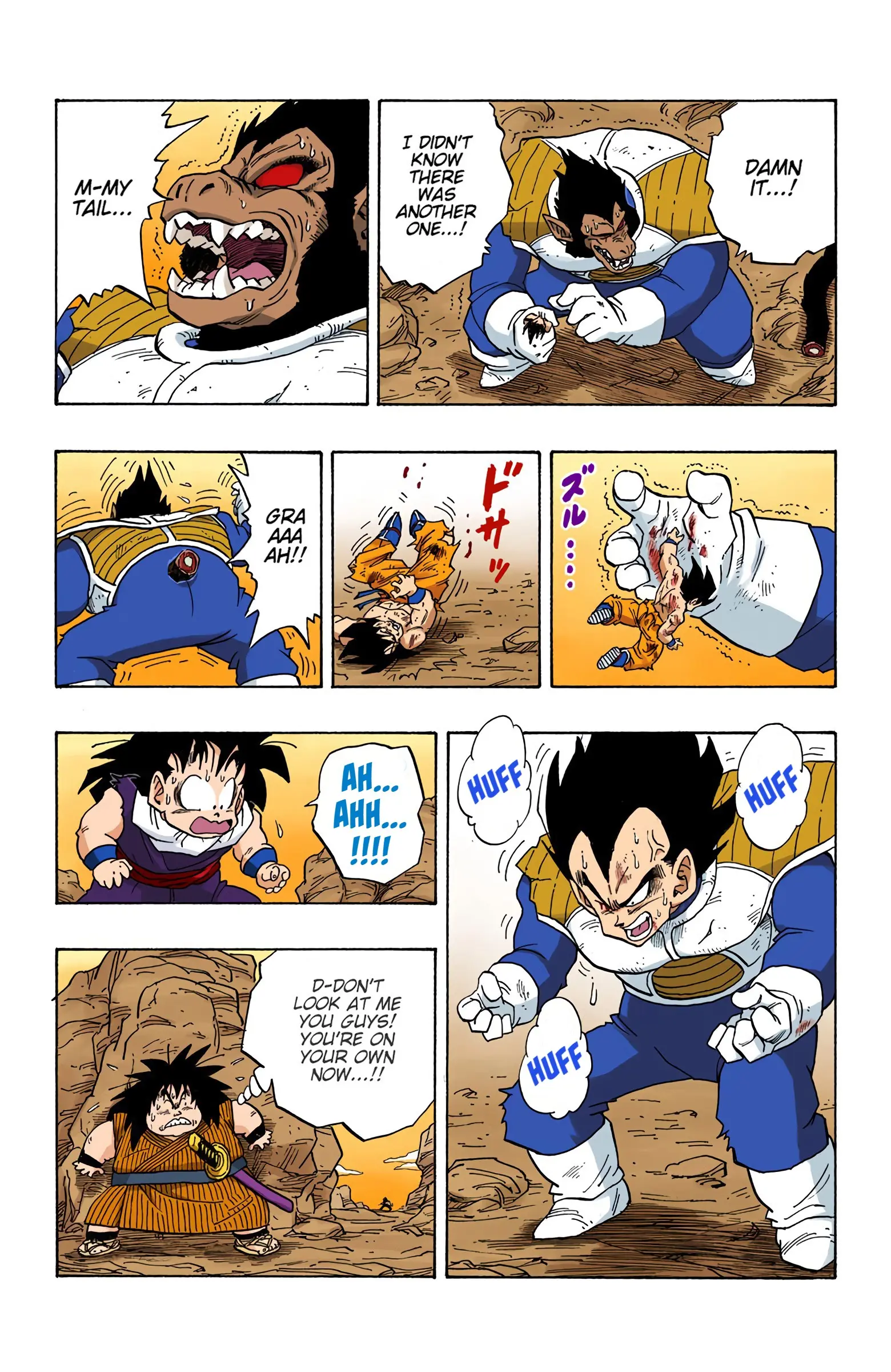 DBZ Saiyan Saga Colored Manga, chapter 235, page 15