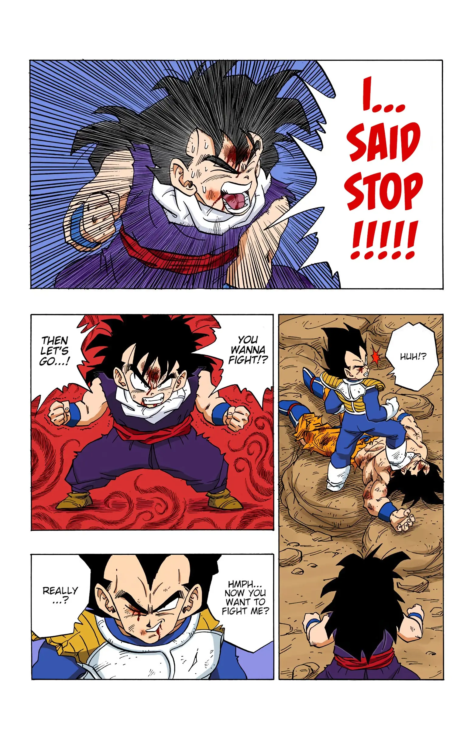 DBZ Saiyan Saga Colored Manga, chapter 236, page 12