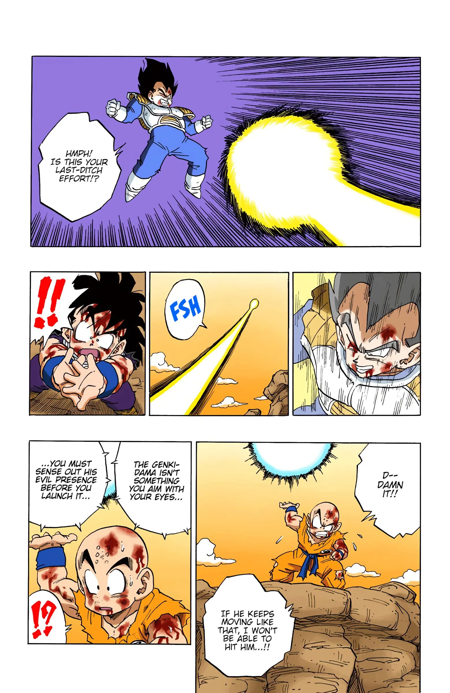DBZ Saiyan Saga Colored Manga, chapter 237, page 8